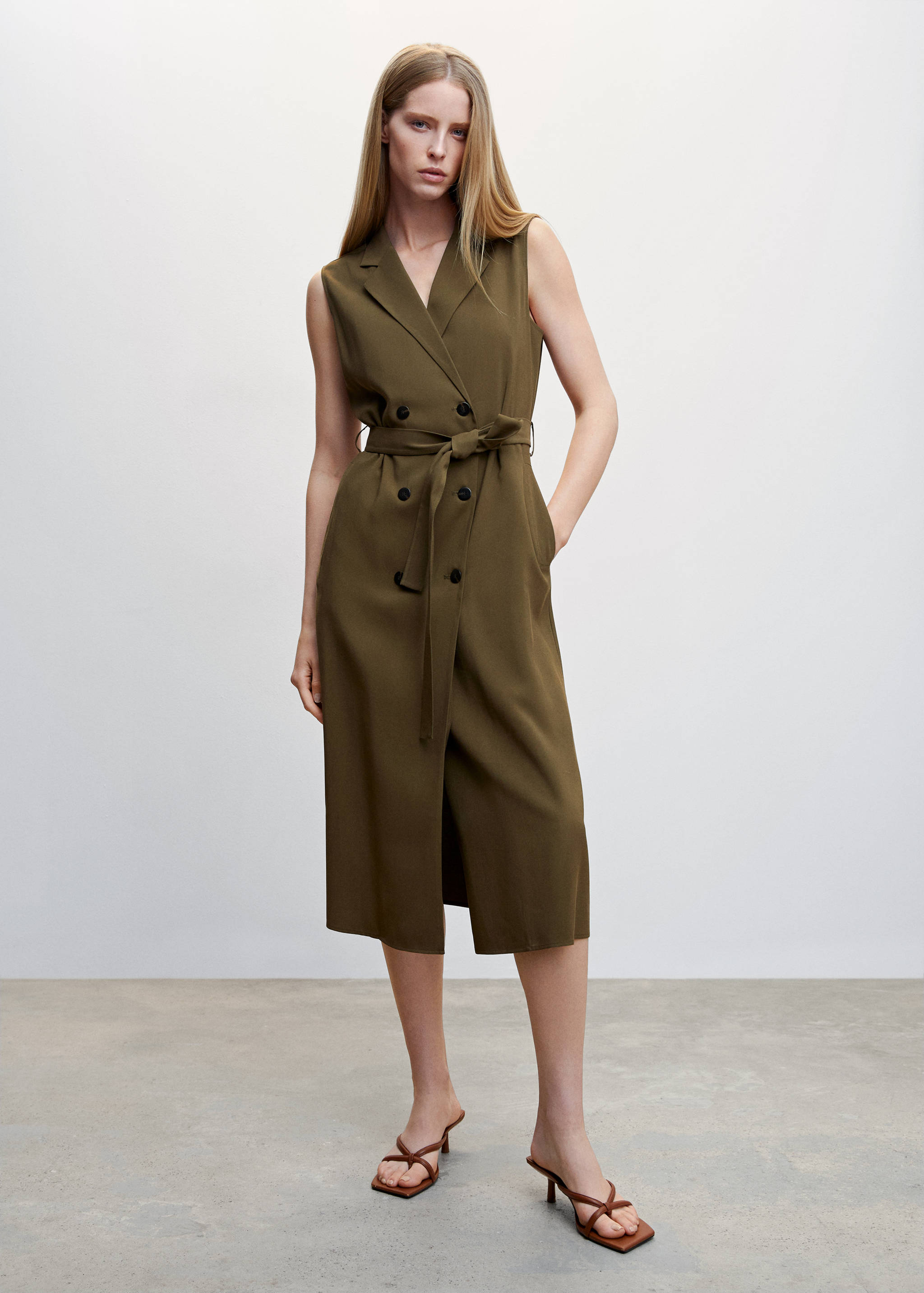 Midi gilet dress - General plane