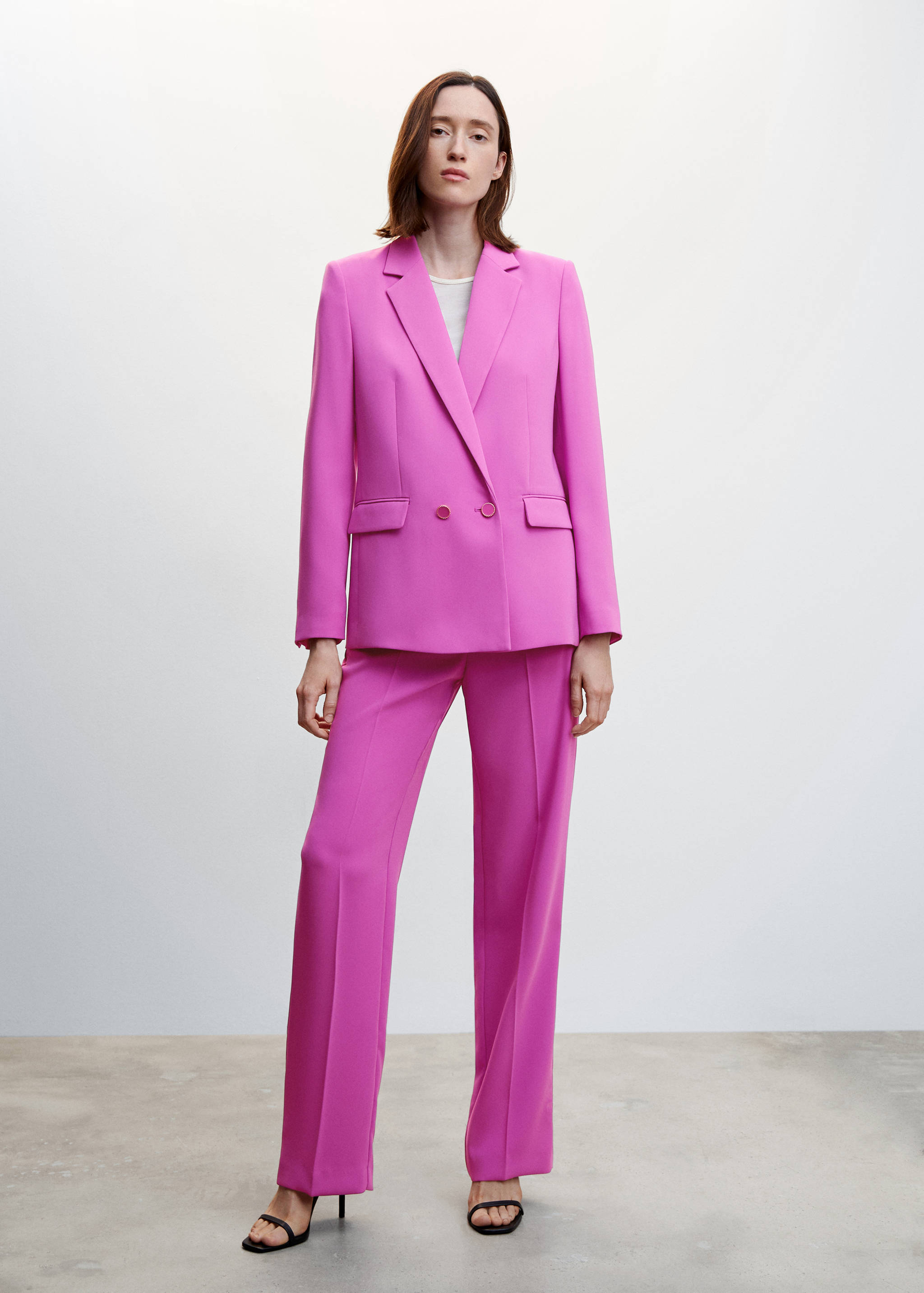 Suit blazer with buttons  - General plane