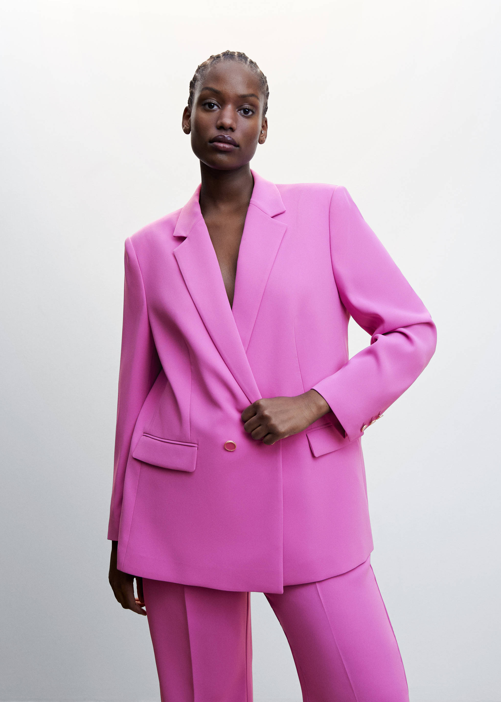 Suit blazer with buttons  - Details of the article 5