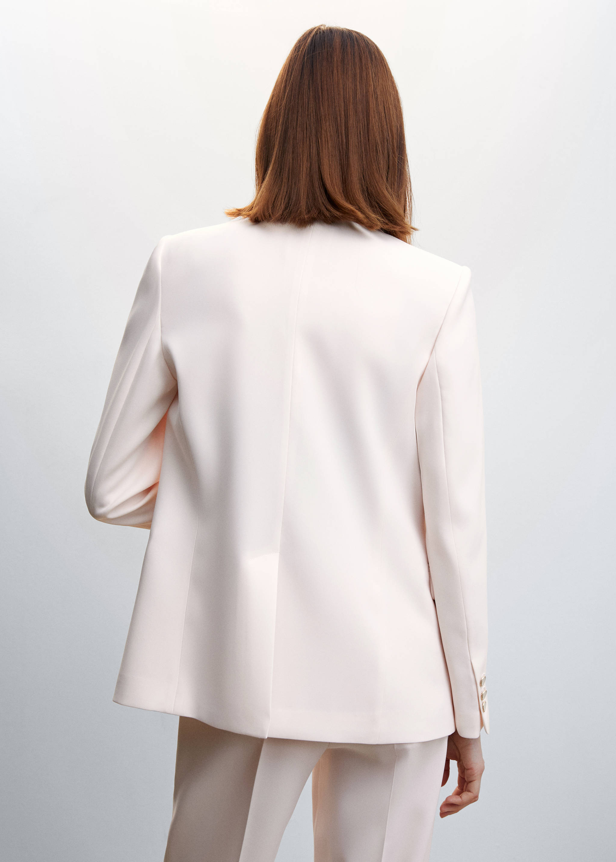 Suit blazer with buttons  - Reverse of the article