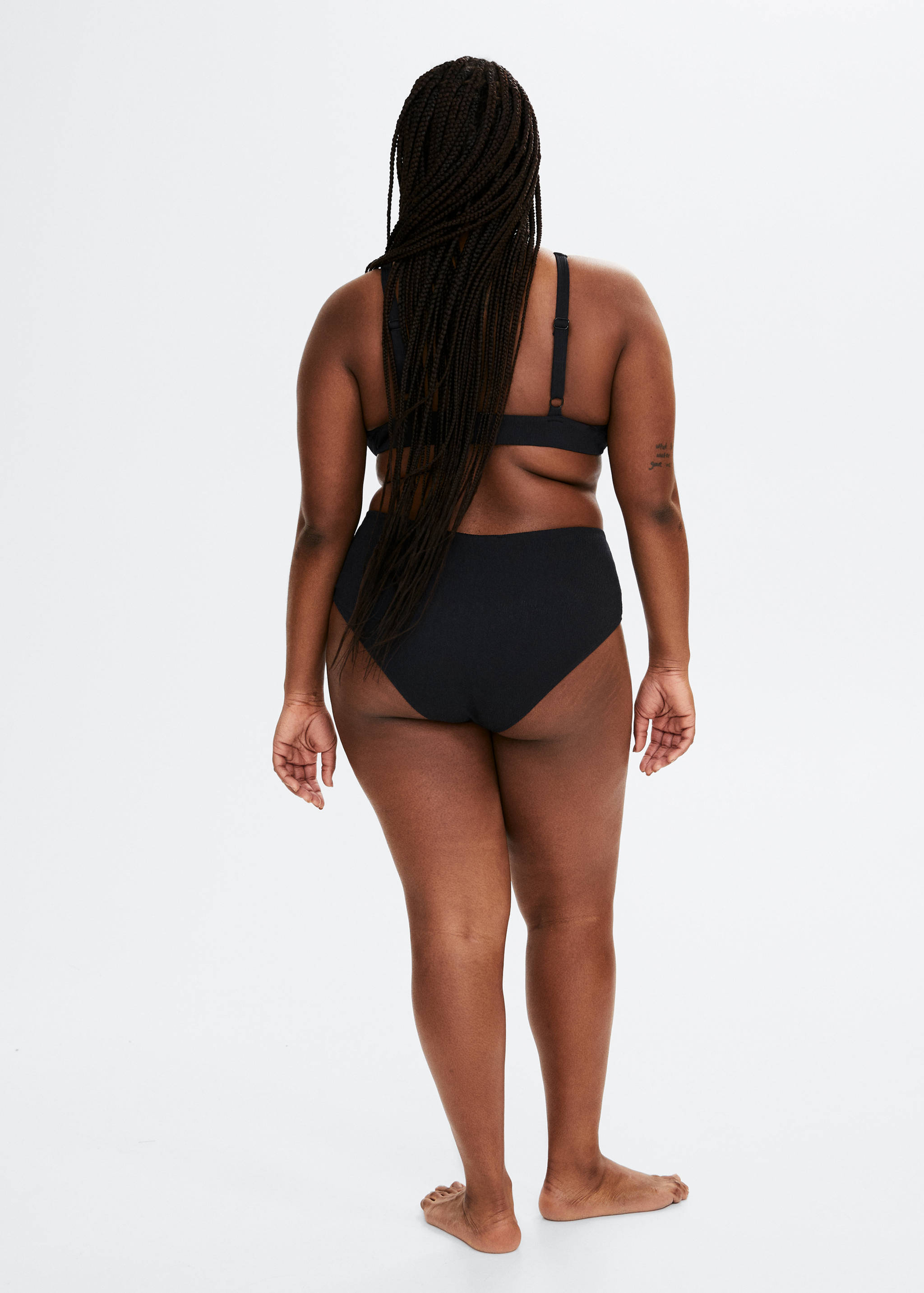 High-waist bikini bottoms - Reverse of the article