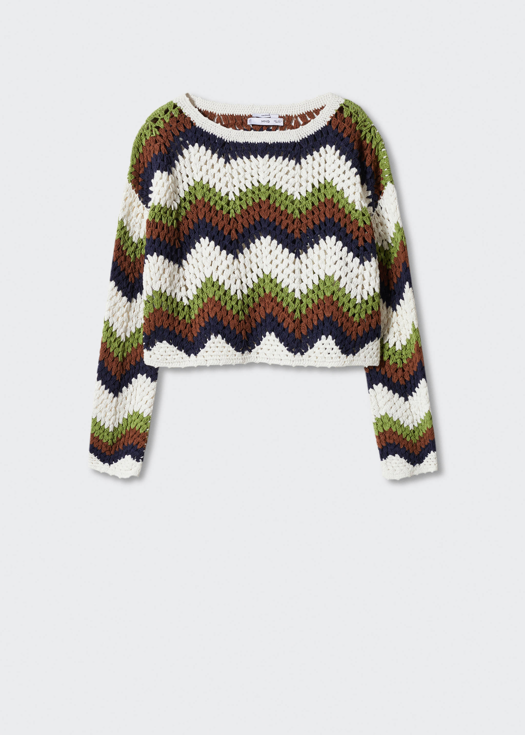 Crochet cotton  sweater - Article without model