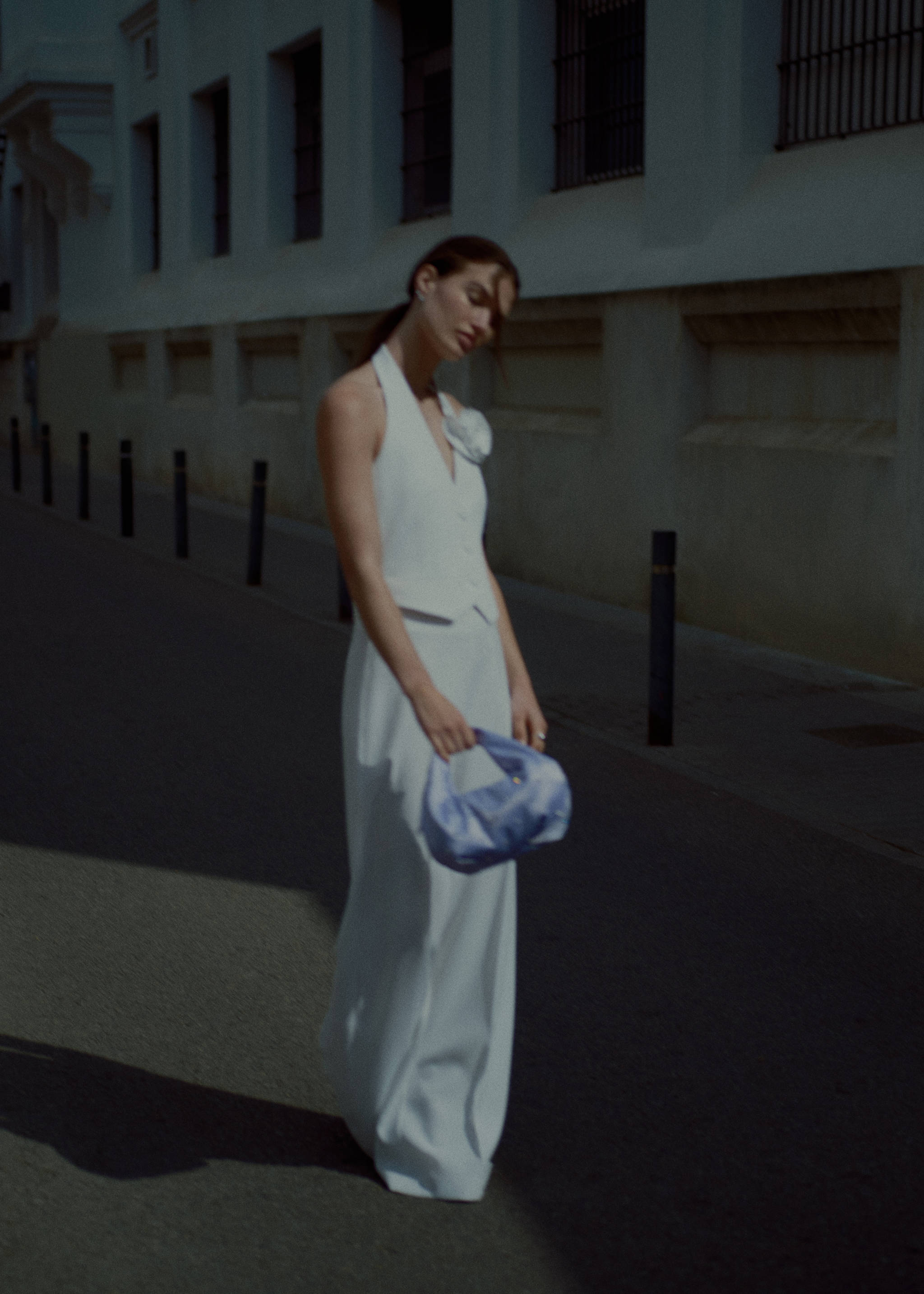 迷你水钻链条手袋 - null