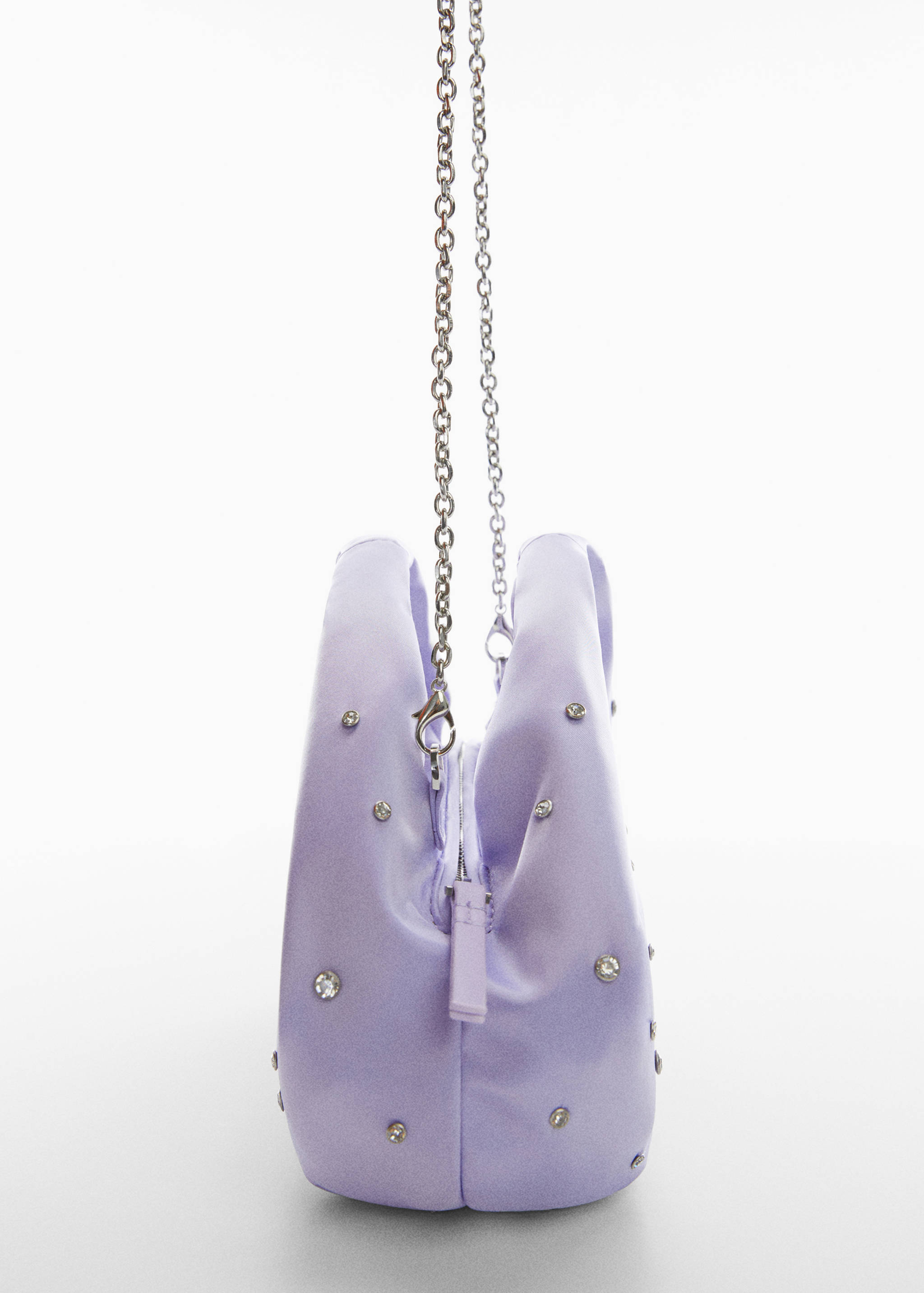 迷你水钻链条手袋 - null