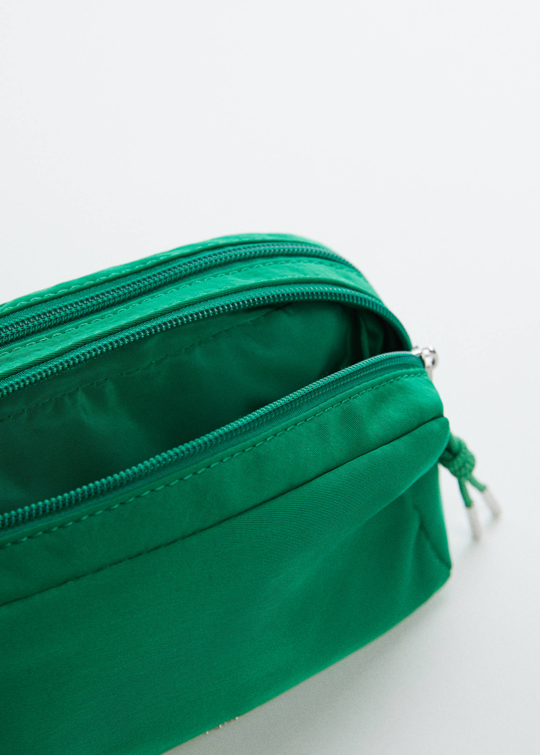 Trousse de maquillage nylon double fermeture Éclair - Détail de l'article 1