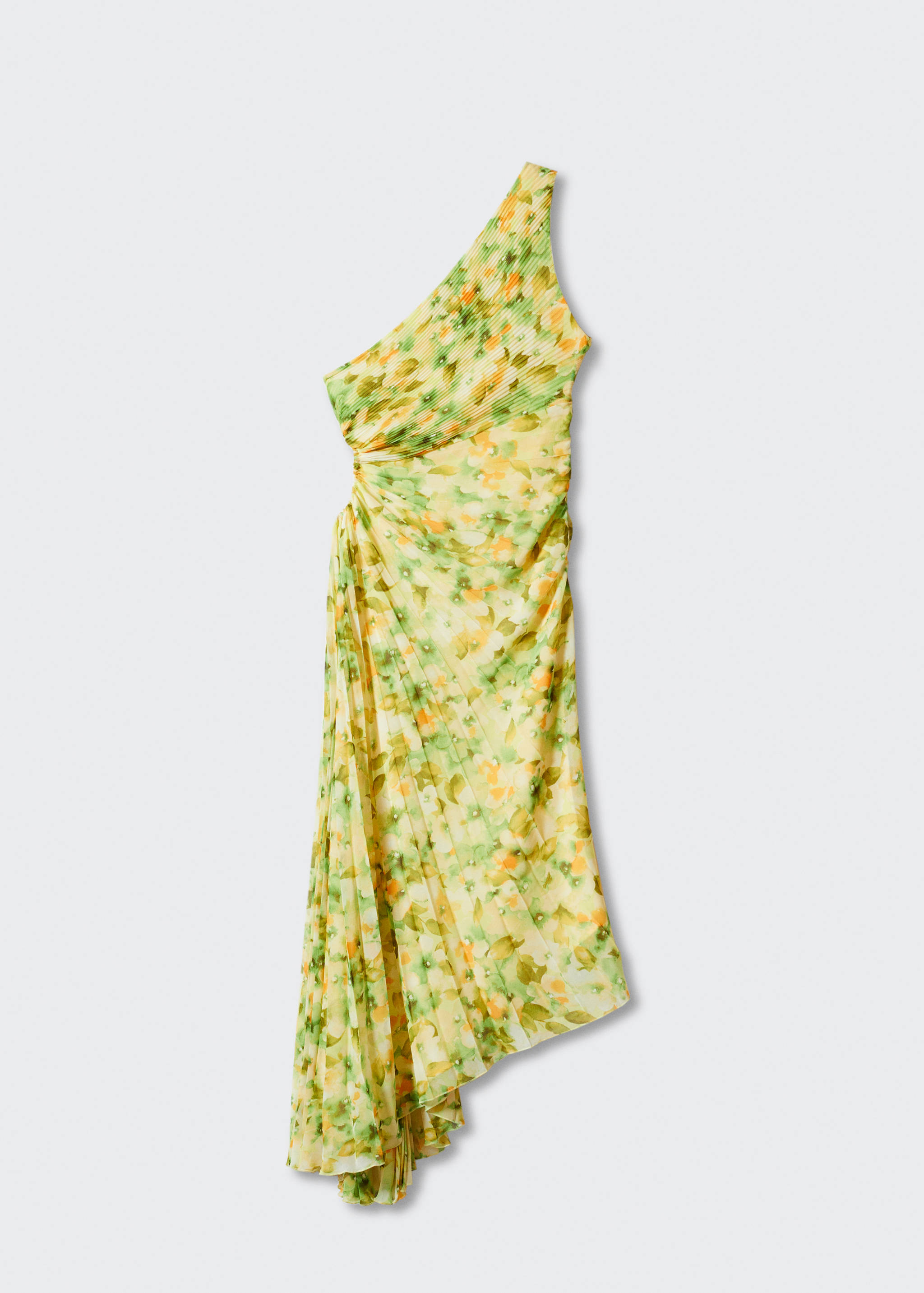 Asymmetrical pleated dress - Article without model