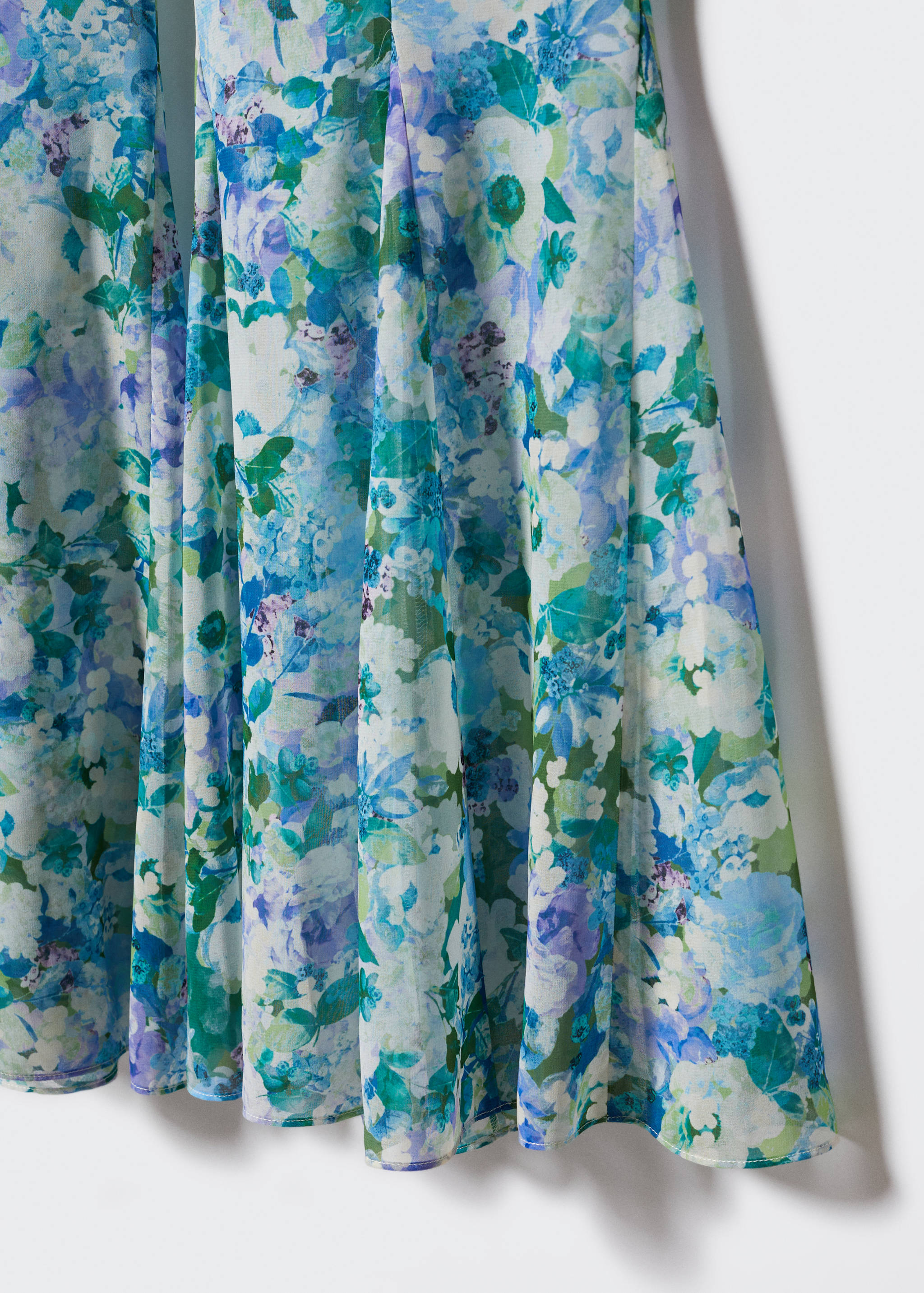 Flared floral-print trousers - Details of the article 8