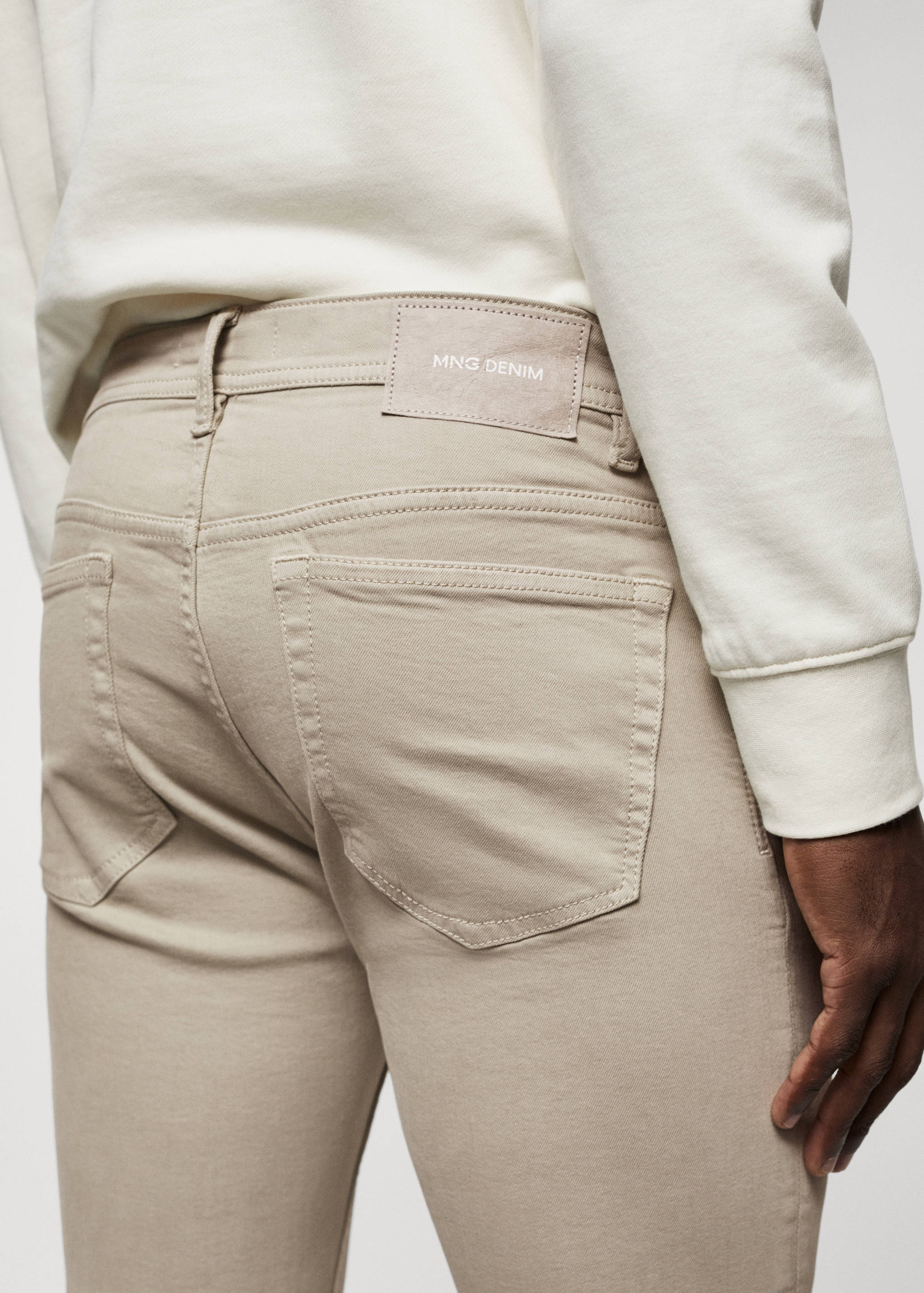 Colour skinny jeans - Details of the article 4