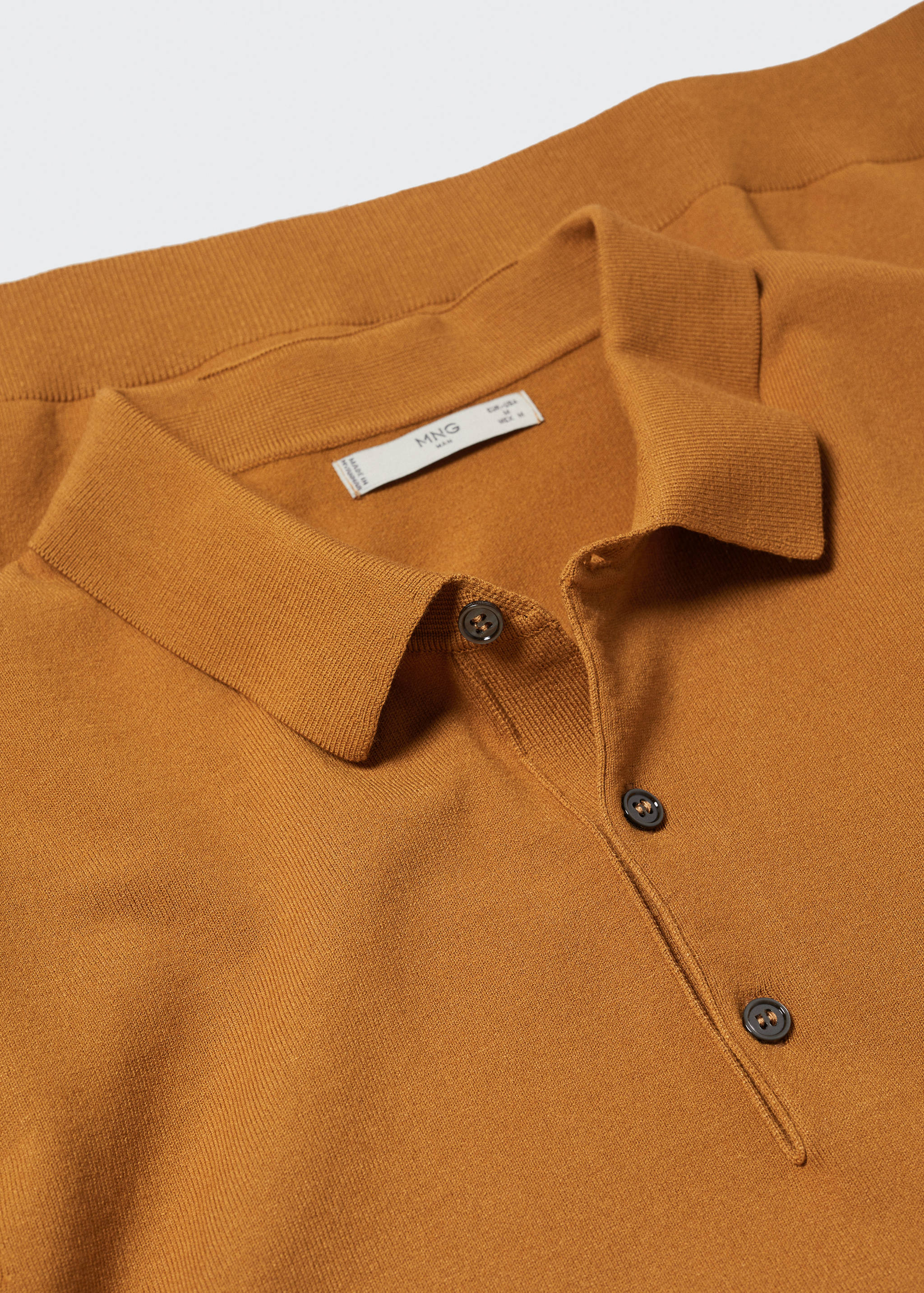 Fine-knit polo shirt - Details of the article 8