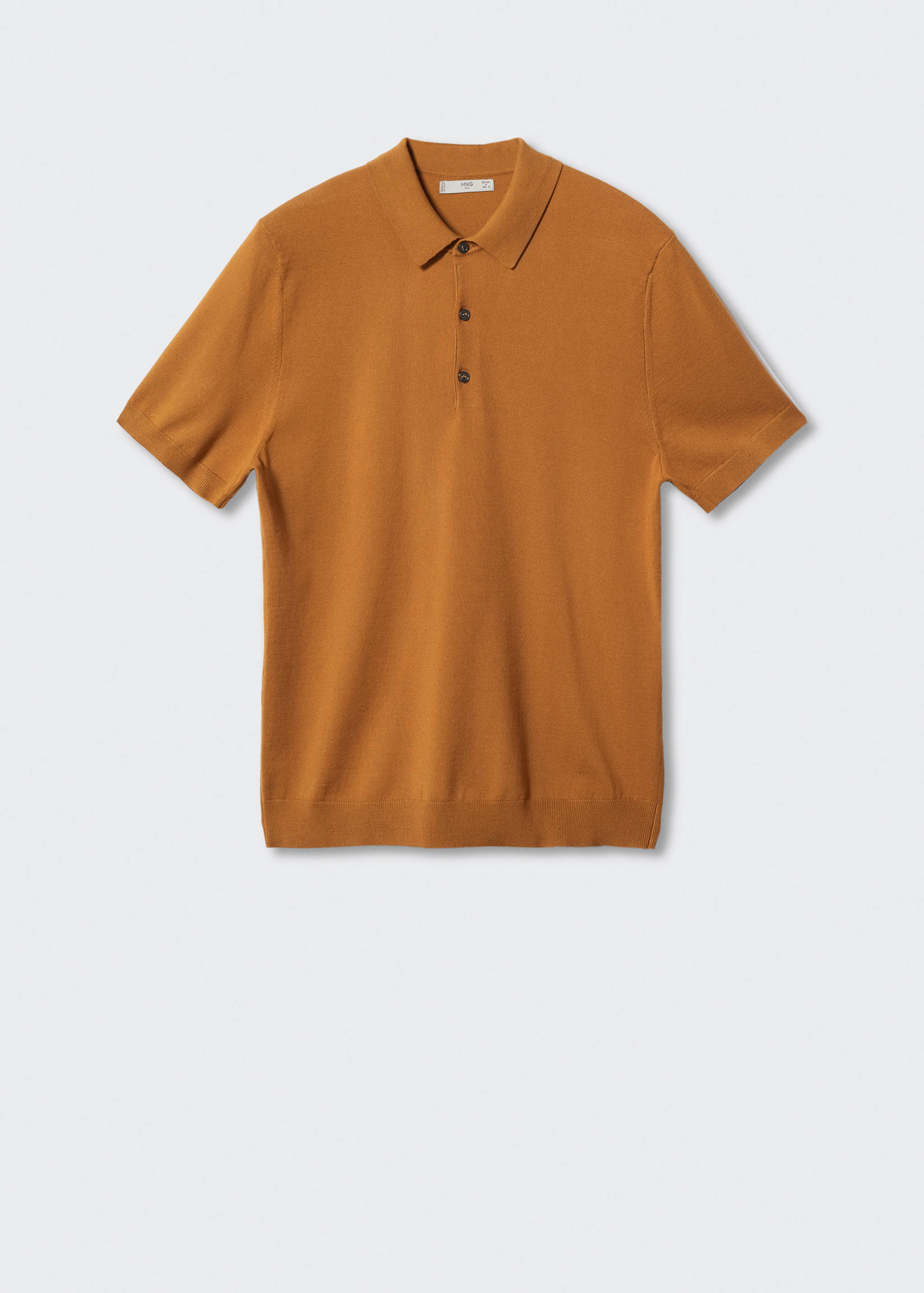 Fine-knit polo shirt - Article without model