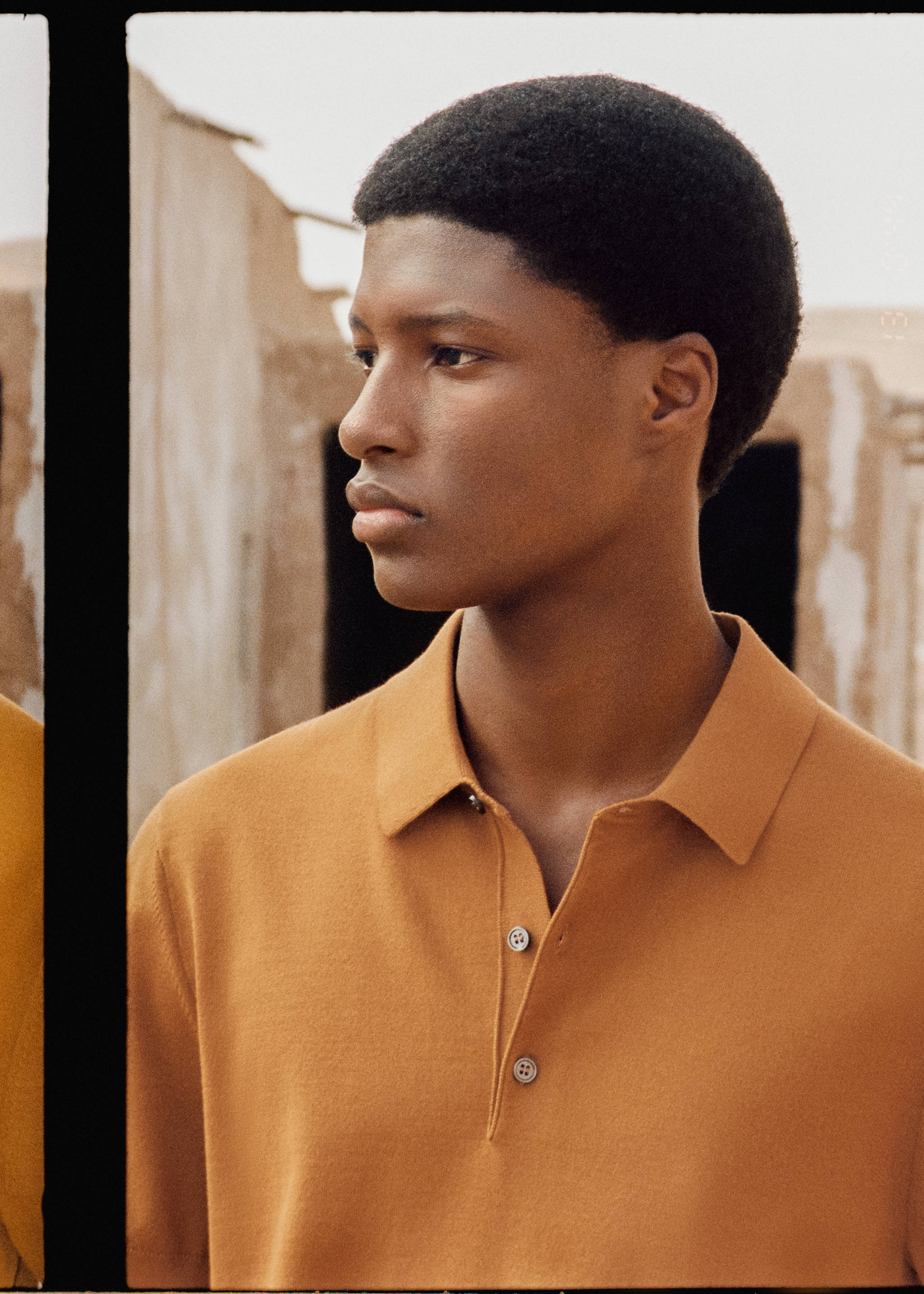 Fine-knit polo shirt - Details of the article 5