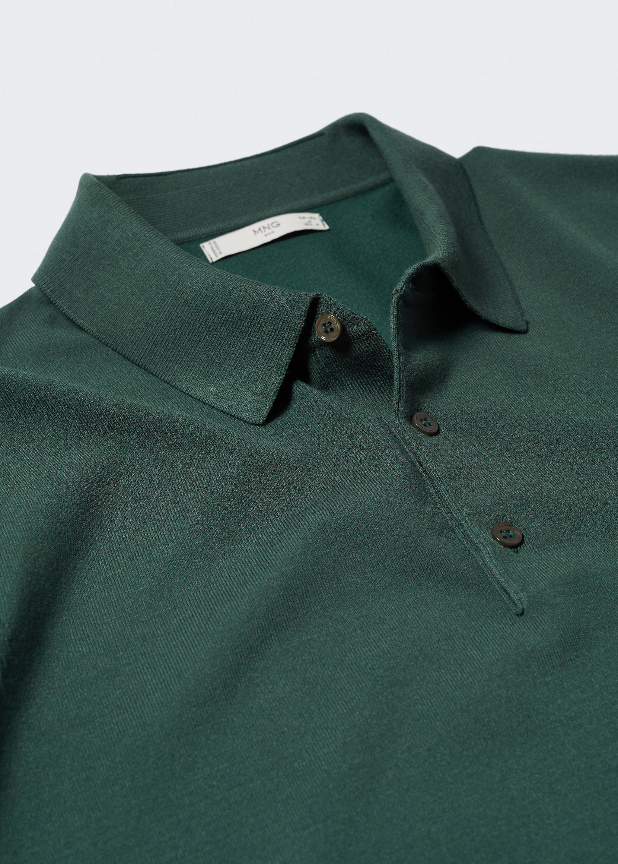 Fine-knit polo shirt - Details of the article 8