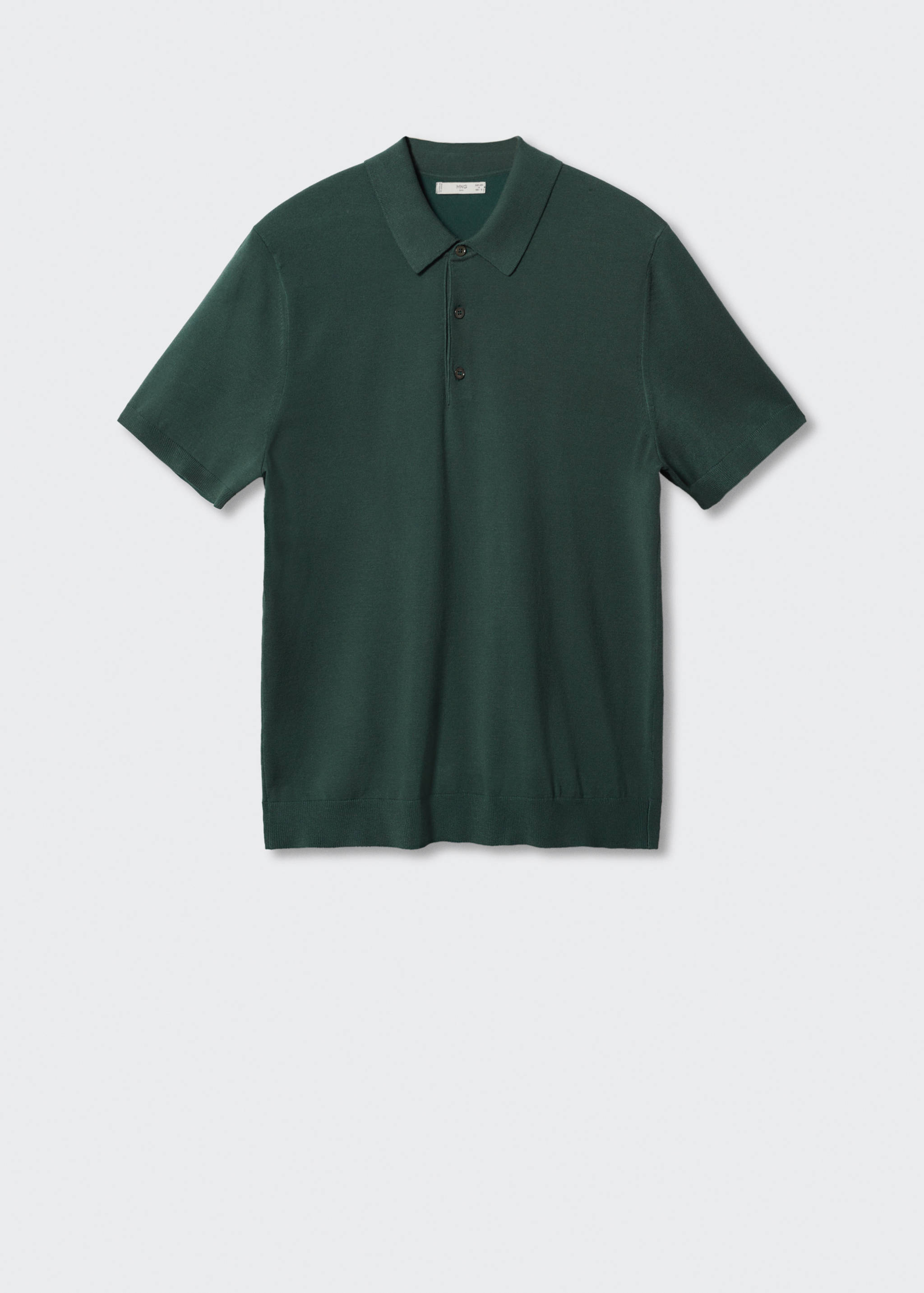 Fine-knit polo shirt - Article without model