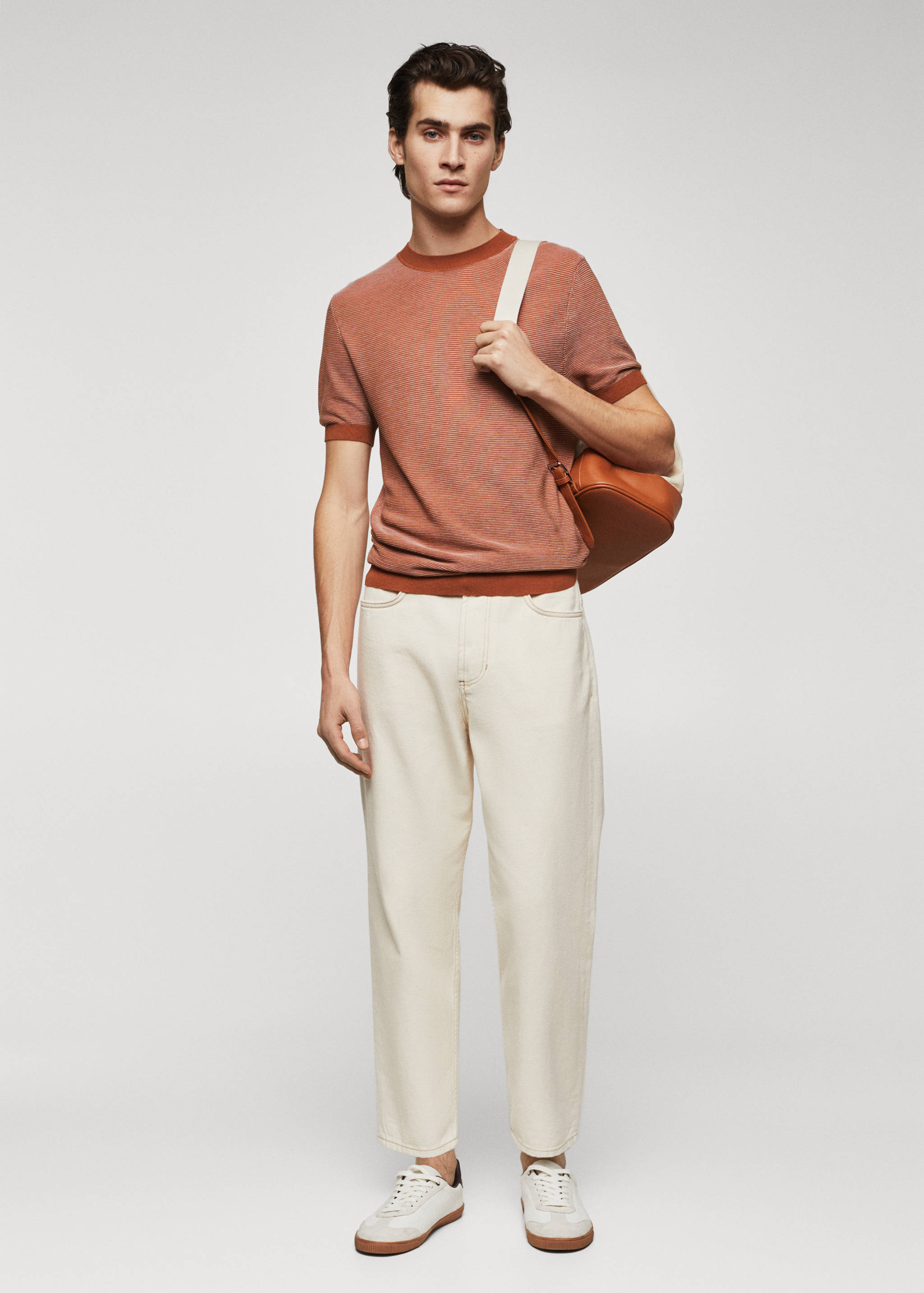 T-shirt maille texturée - Plan général