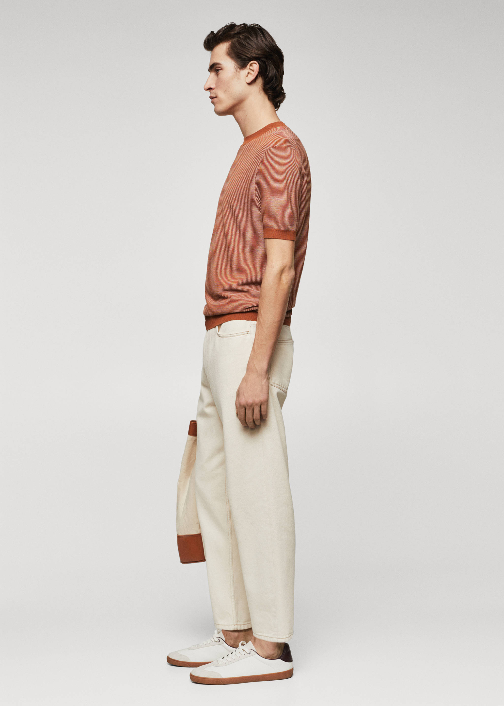 T-shirt maille texturée - Détail de l'article 4