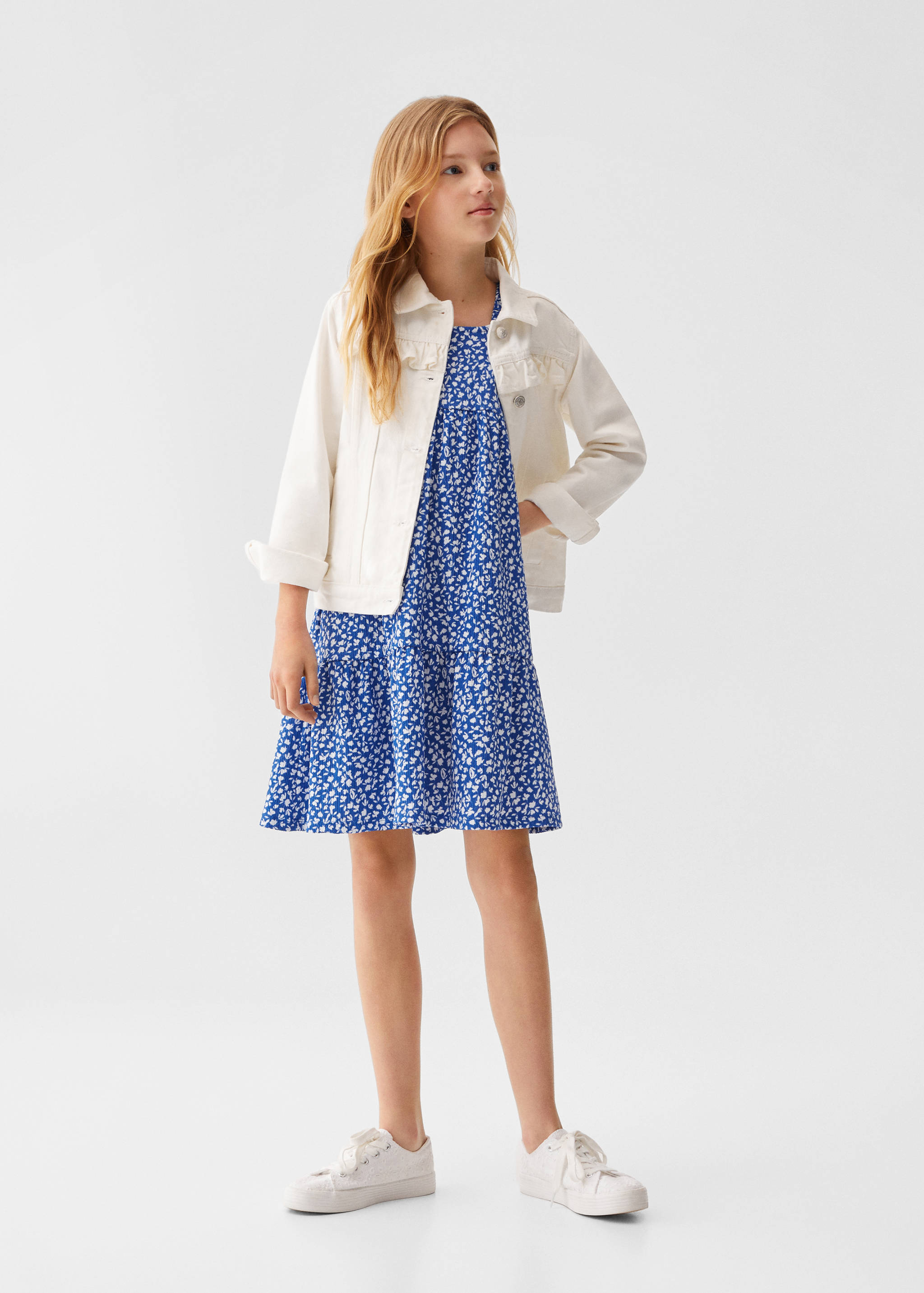 Floral ruffle dress - General plane