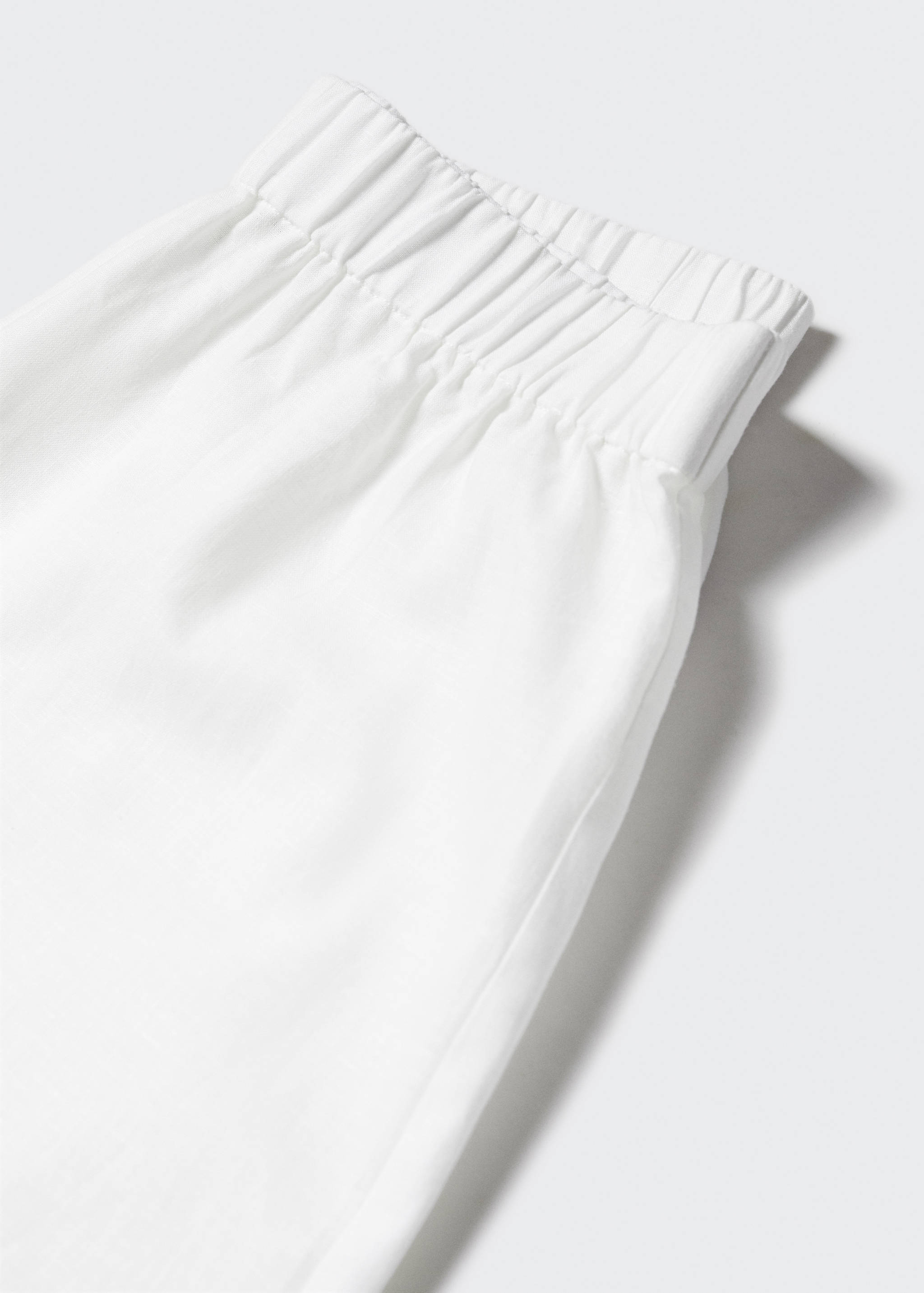 Linen pyjama shorts - Details of the article 8