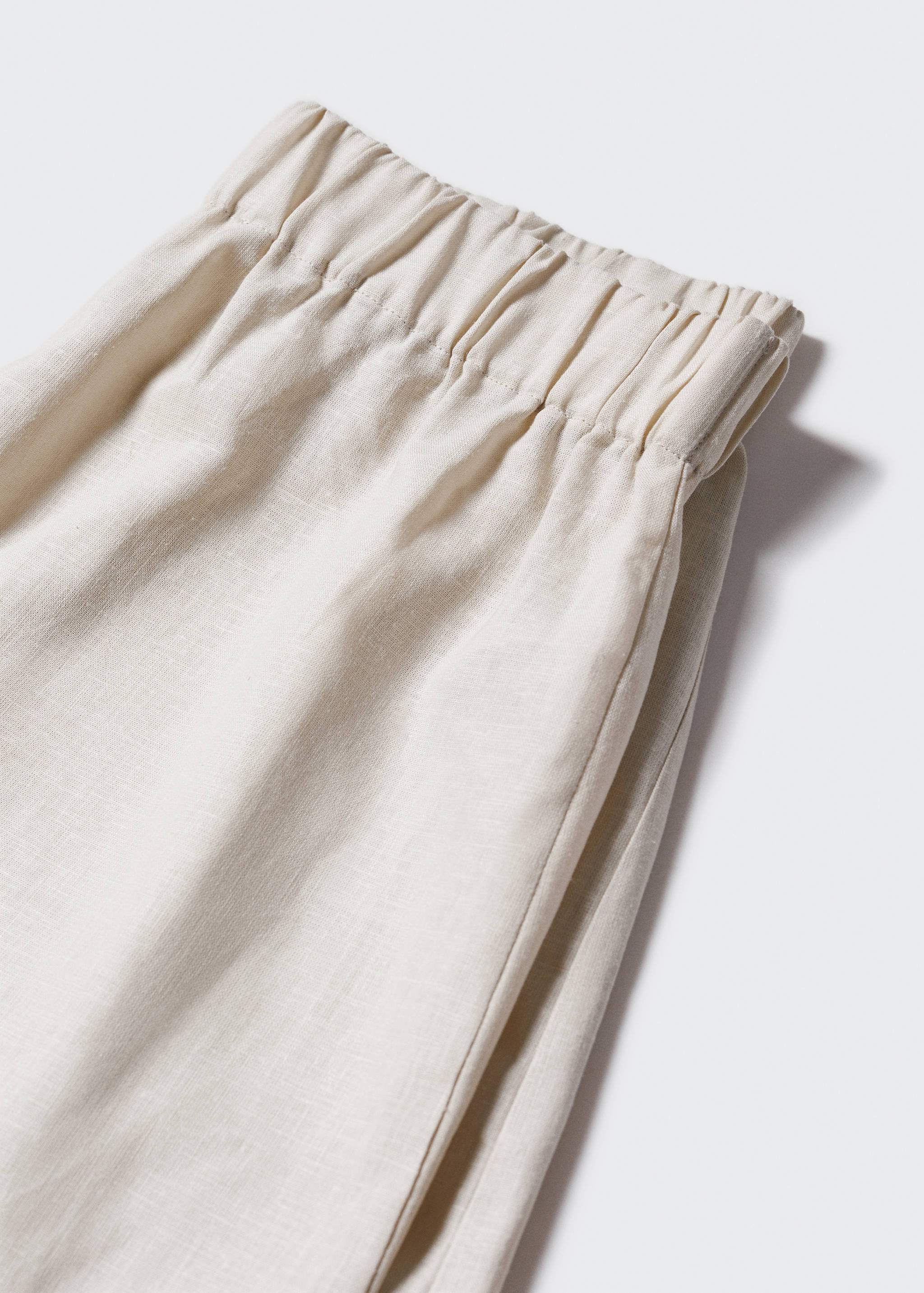 Linen pyjama shorts - Details of the article 8