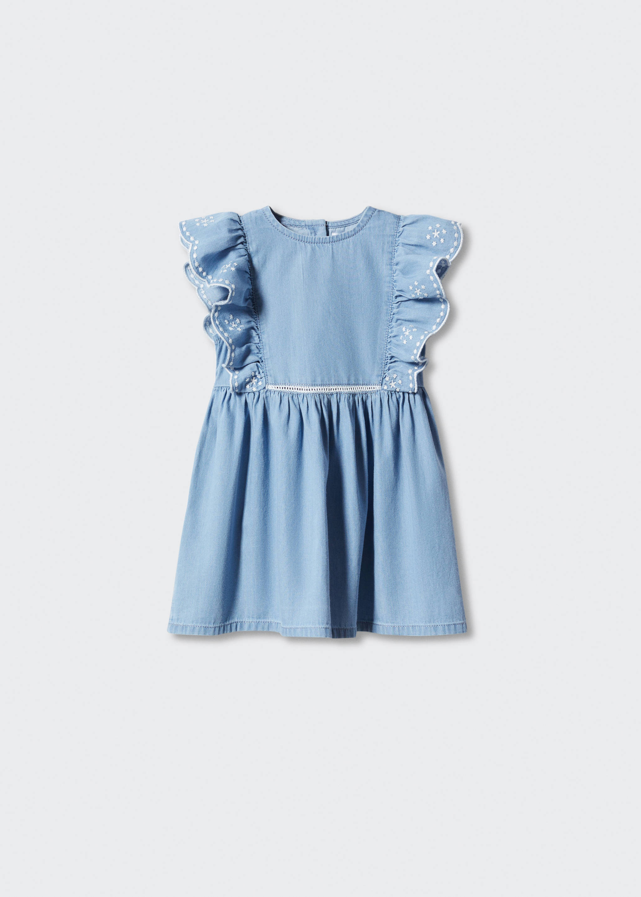 Frill cotton dress - Article without model