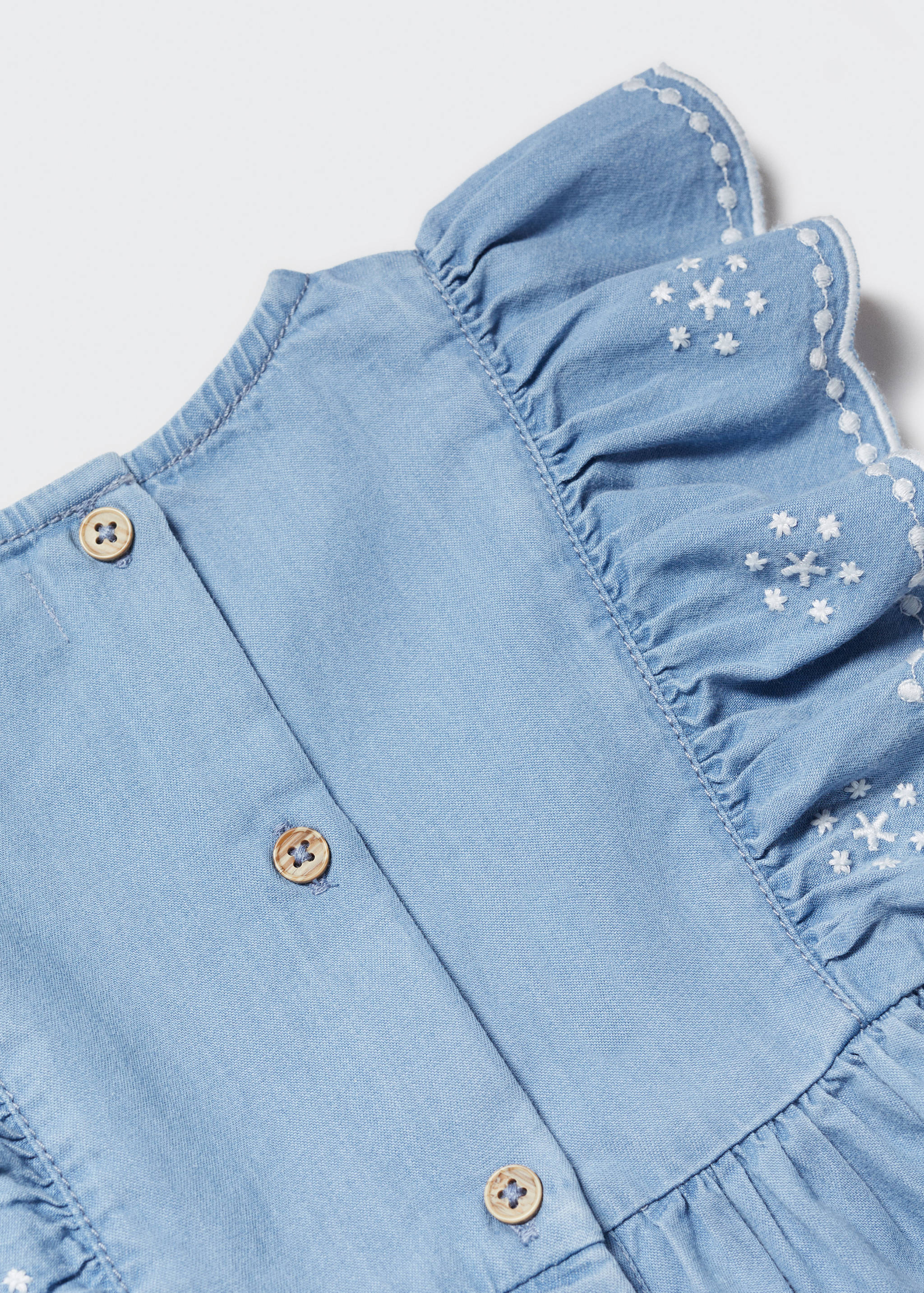 Frill cotton dress - Details of the article 0