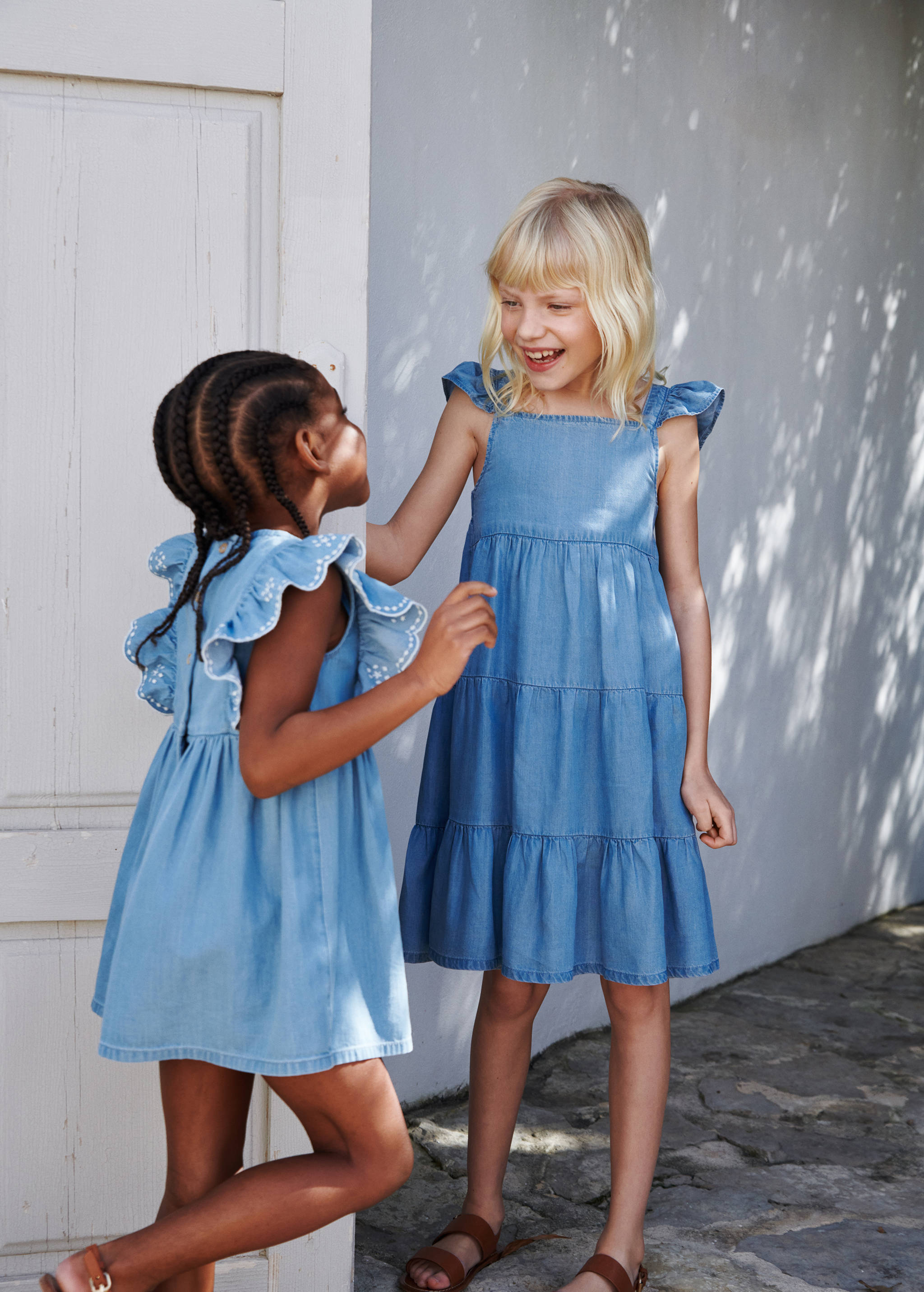 Frill cotton dress - Details of the article 5