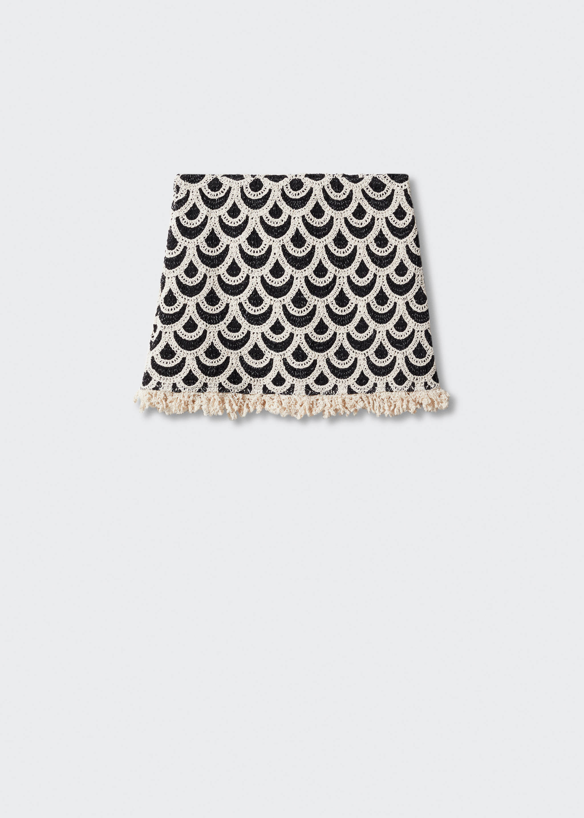 Geometric crochet skirt - Article without model