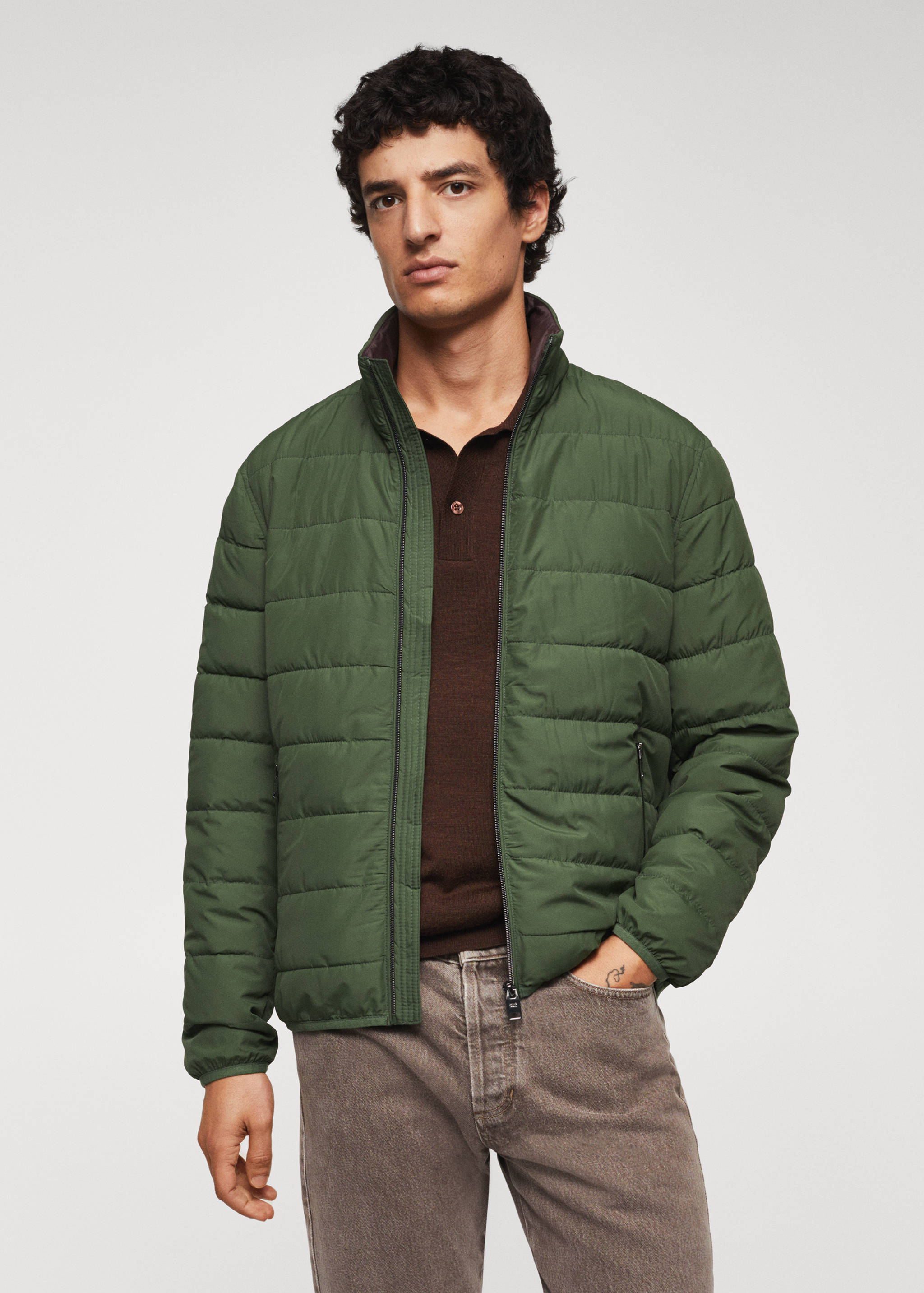 Ultra-light padded jacket - Medium plane