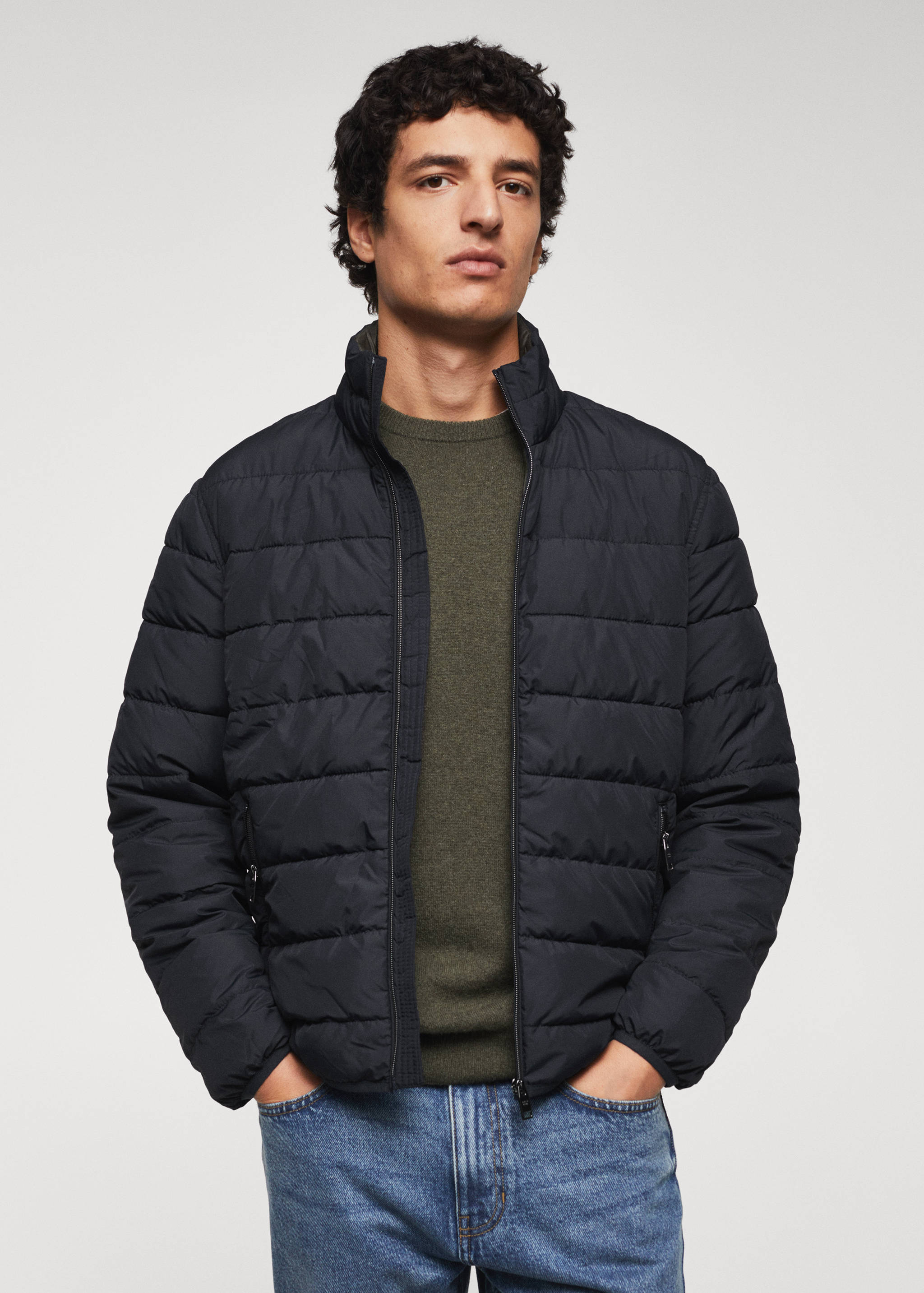 Ultra-light padded jacket - Medium plane