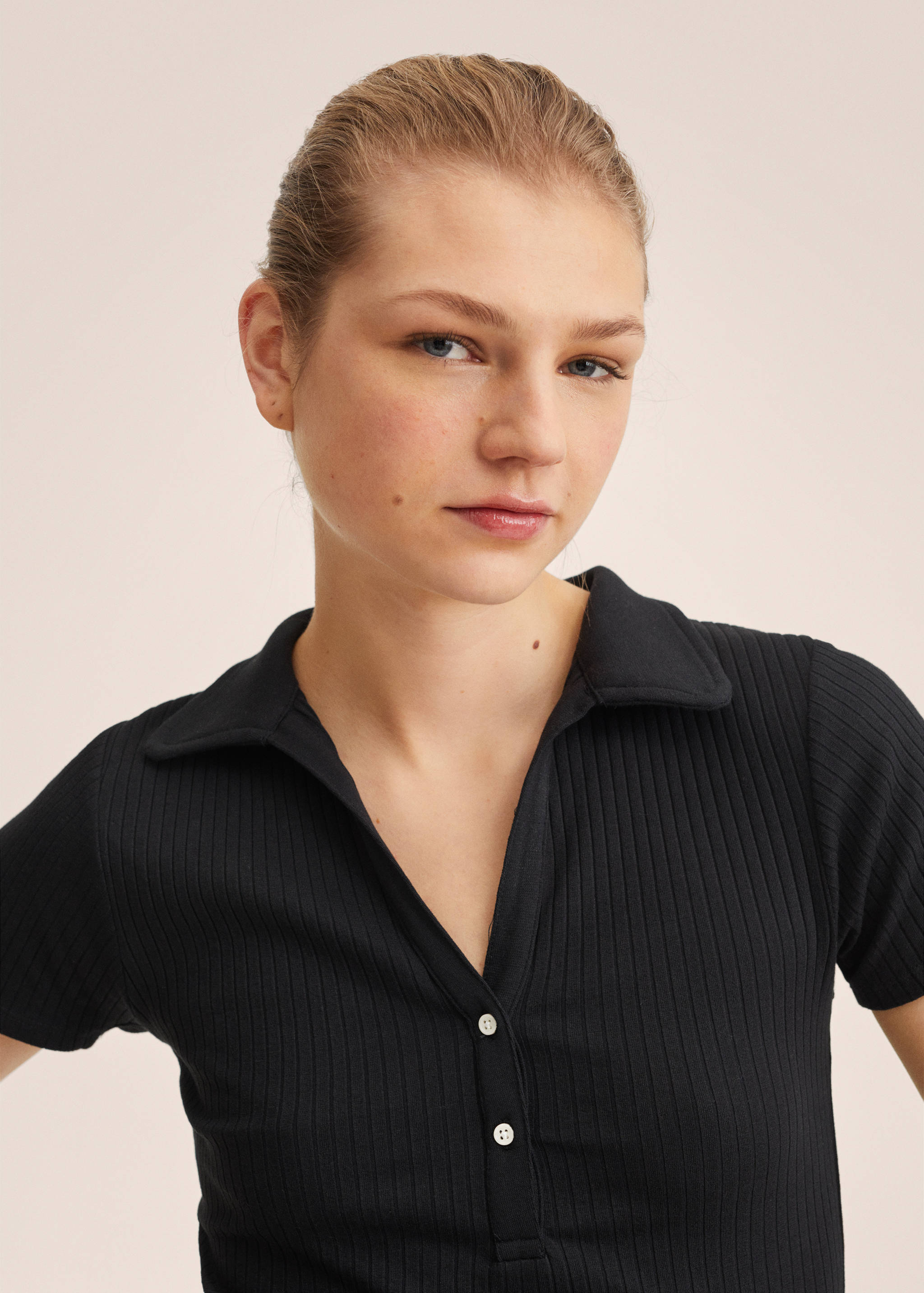 Robe midi maille côtelée - Détail de l'article 2