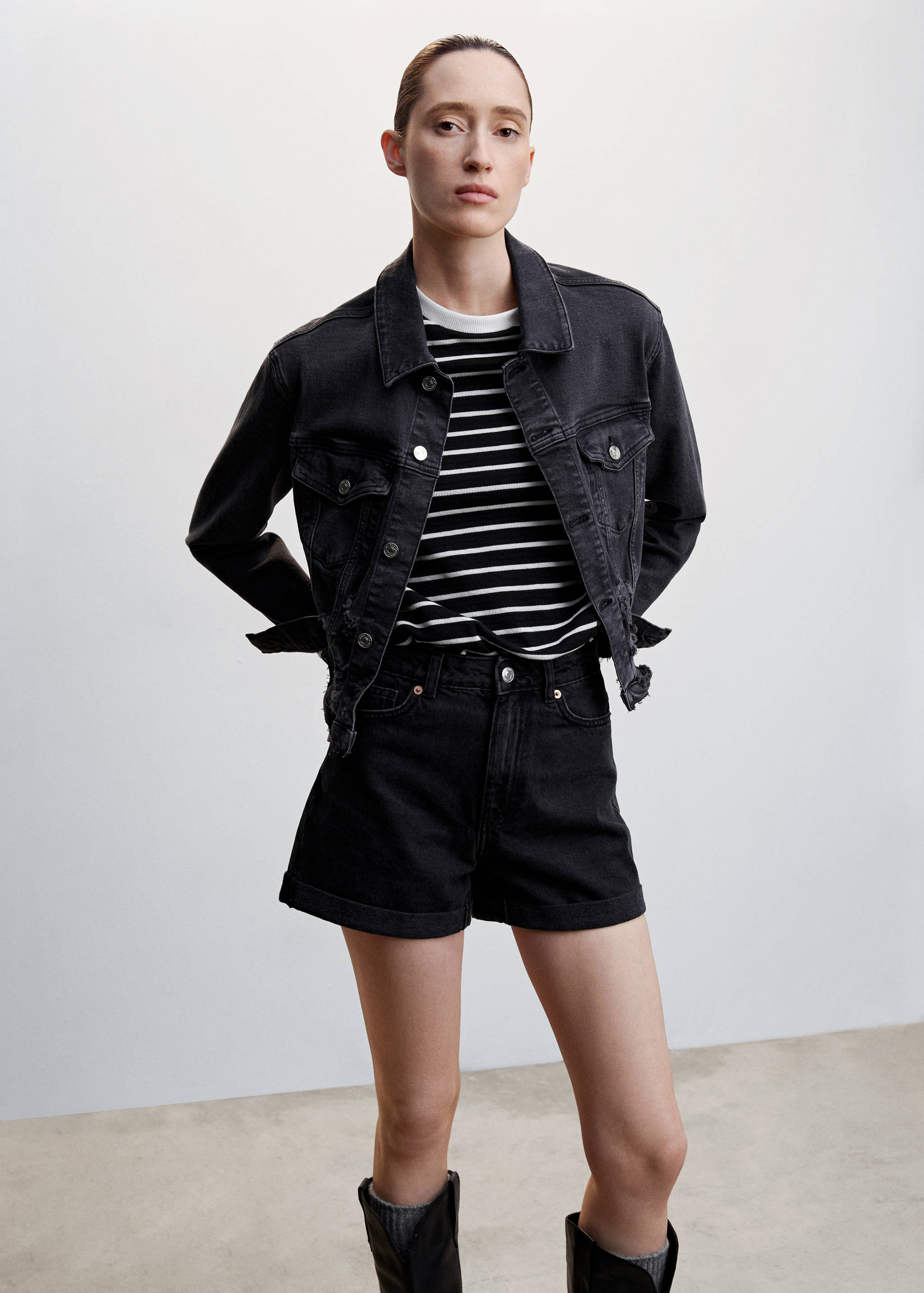 Short vaquero mom-fit - Detalle del artículo 1