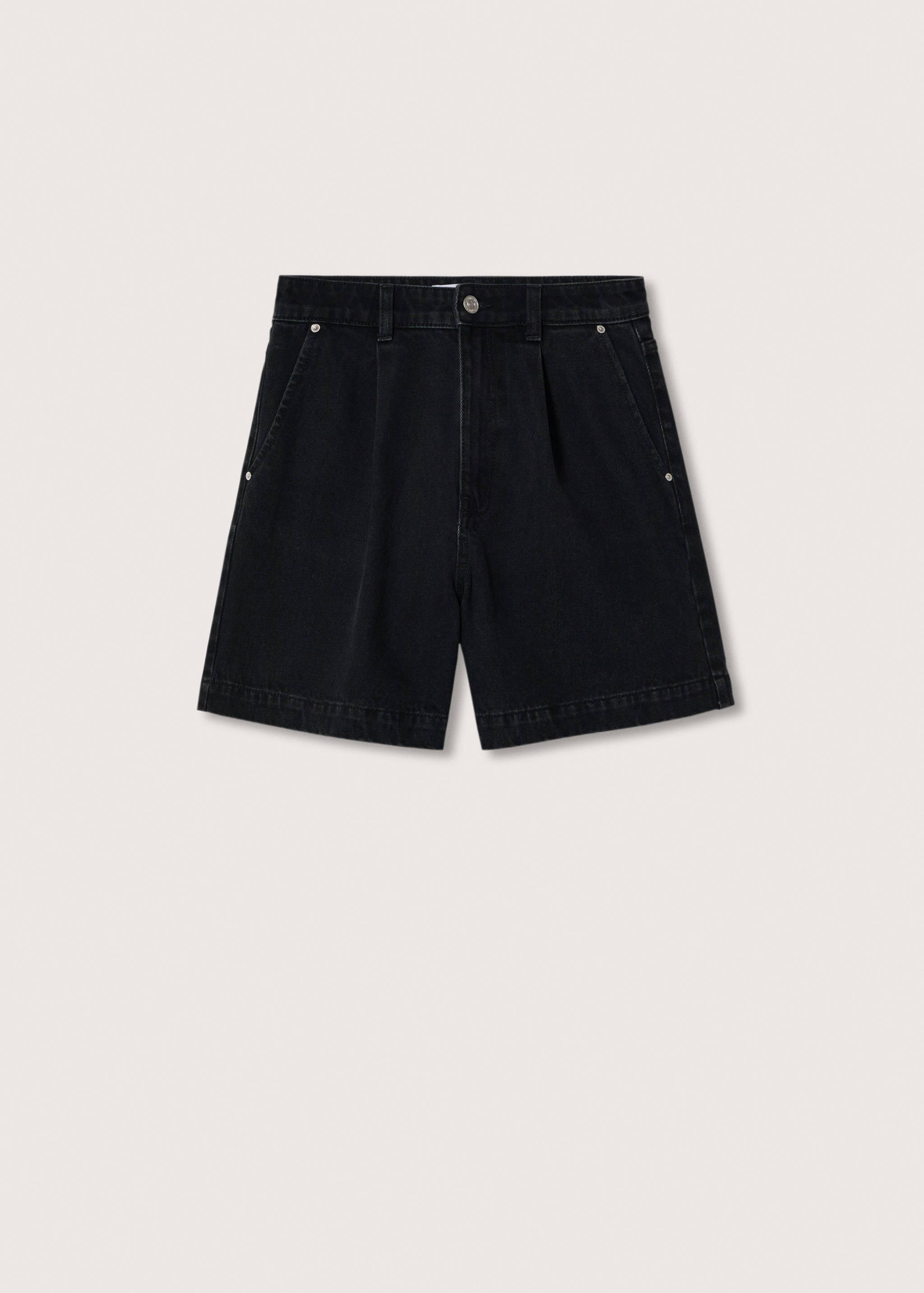 褶皱宽松短裤 - null