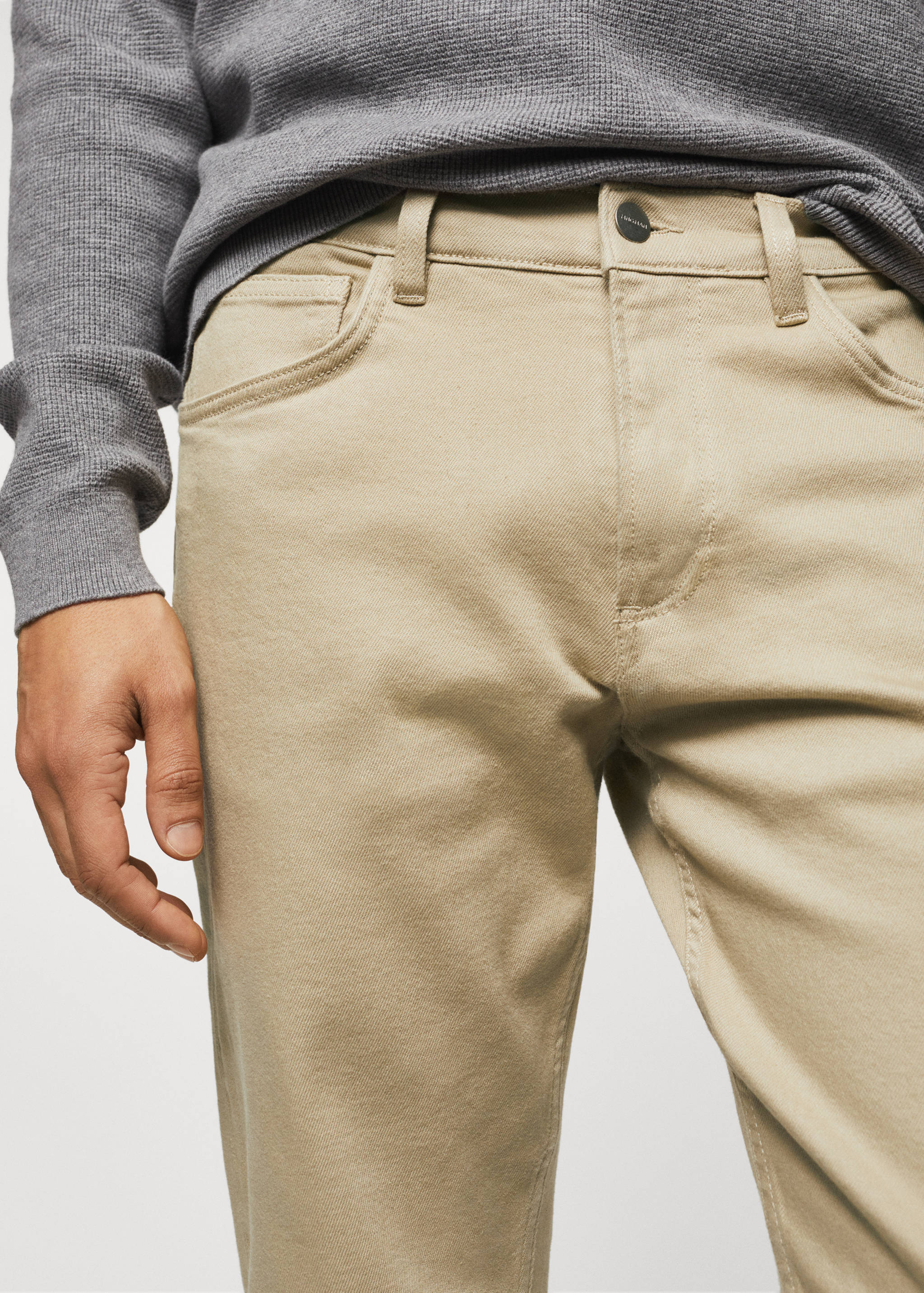 Ben tapered cropped jeans - Details of the article 1