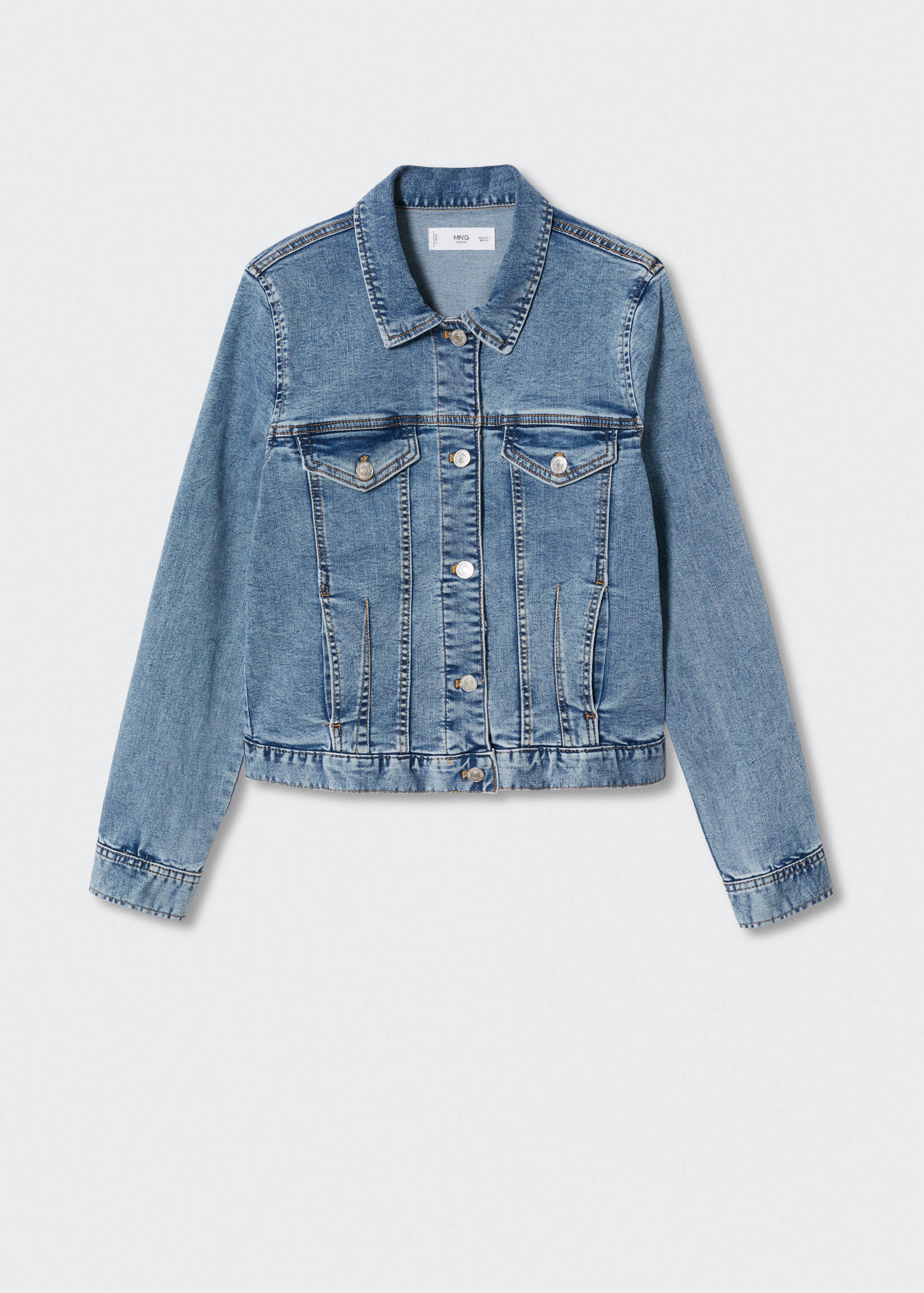Pocketed denim jacket - Article without model