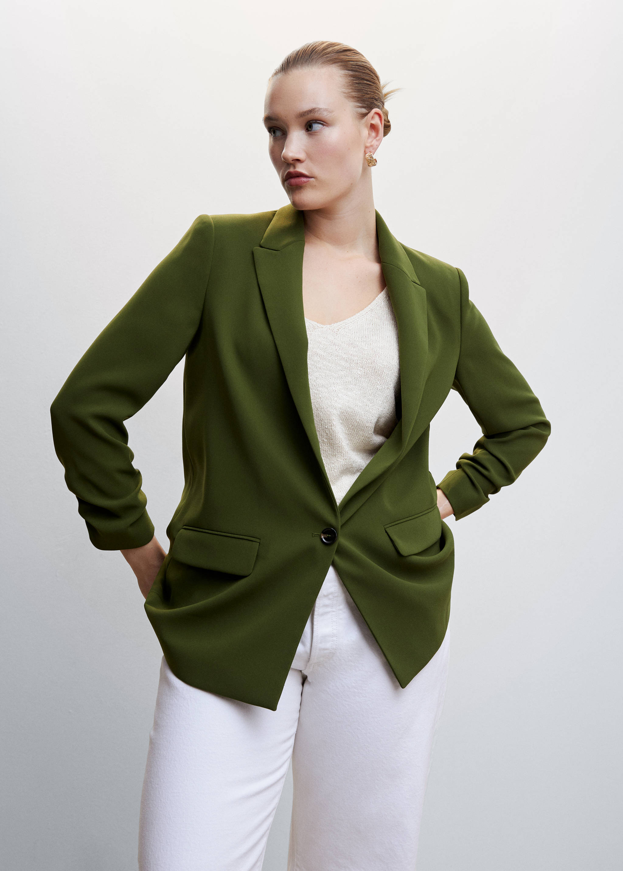 Flowy suit blazer - Details of the article 5