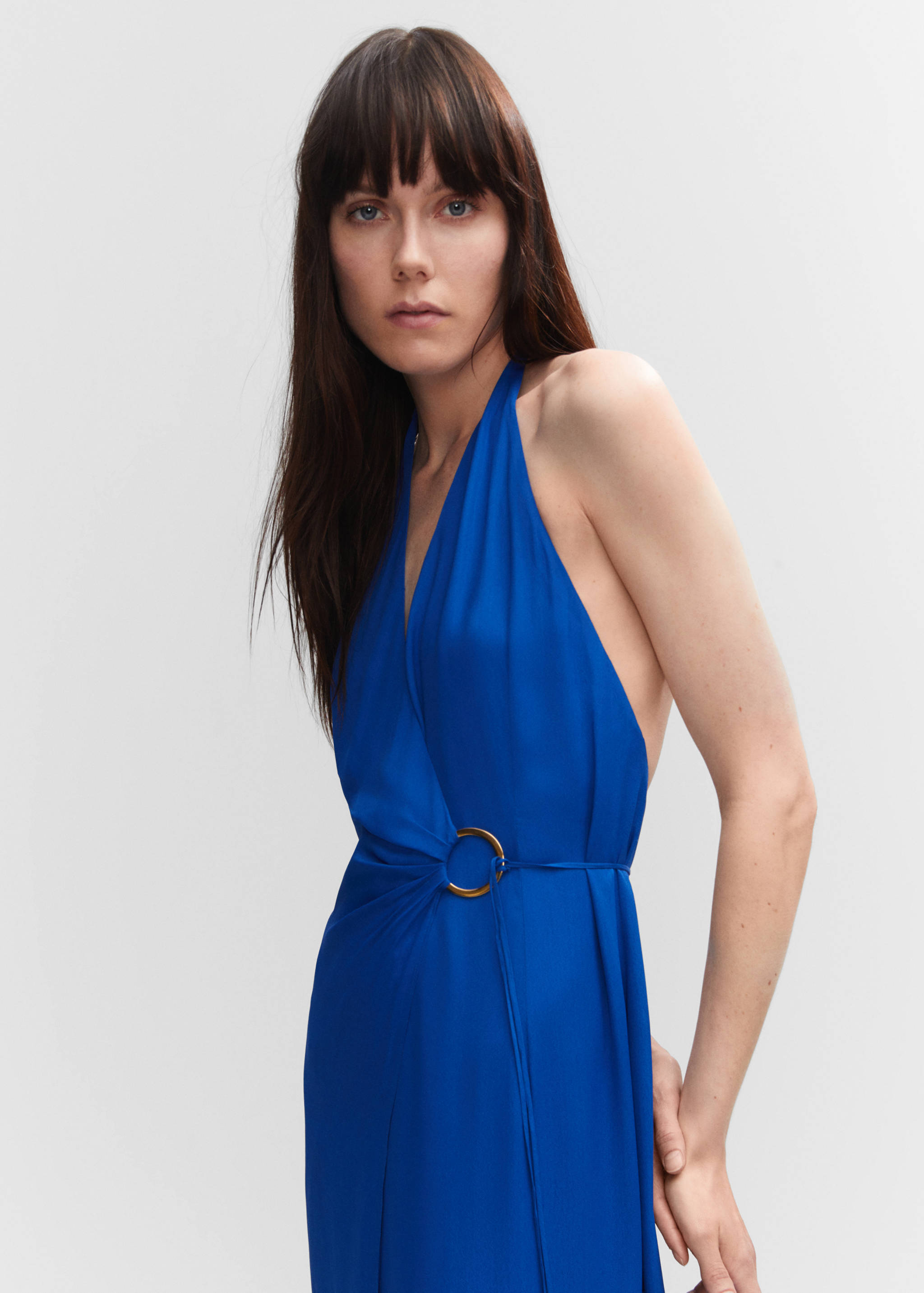 Vestido largo aro - Plano medio