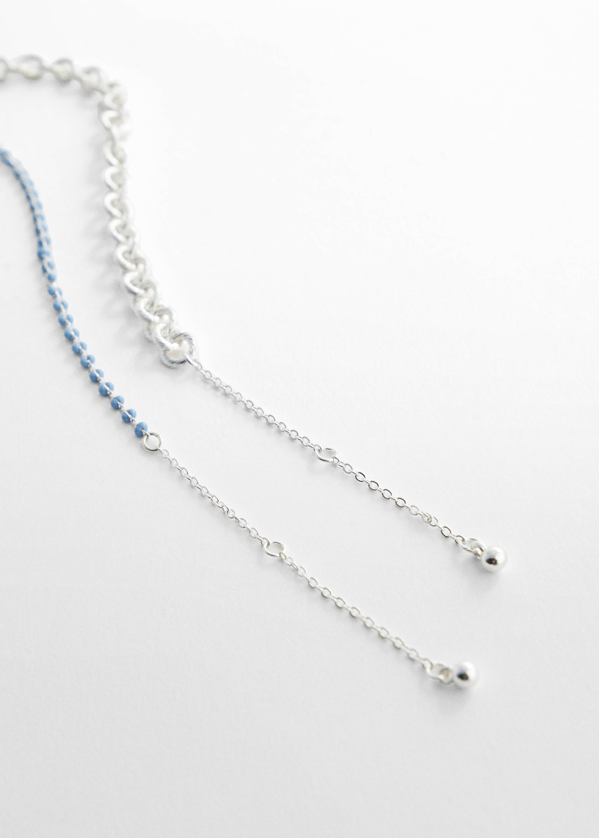 Bead chain necklace - Medium plane