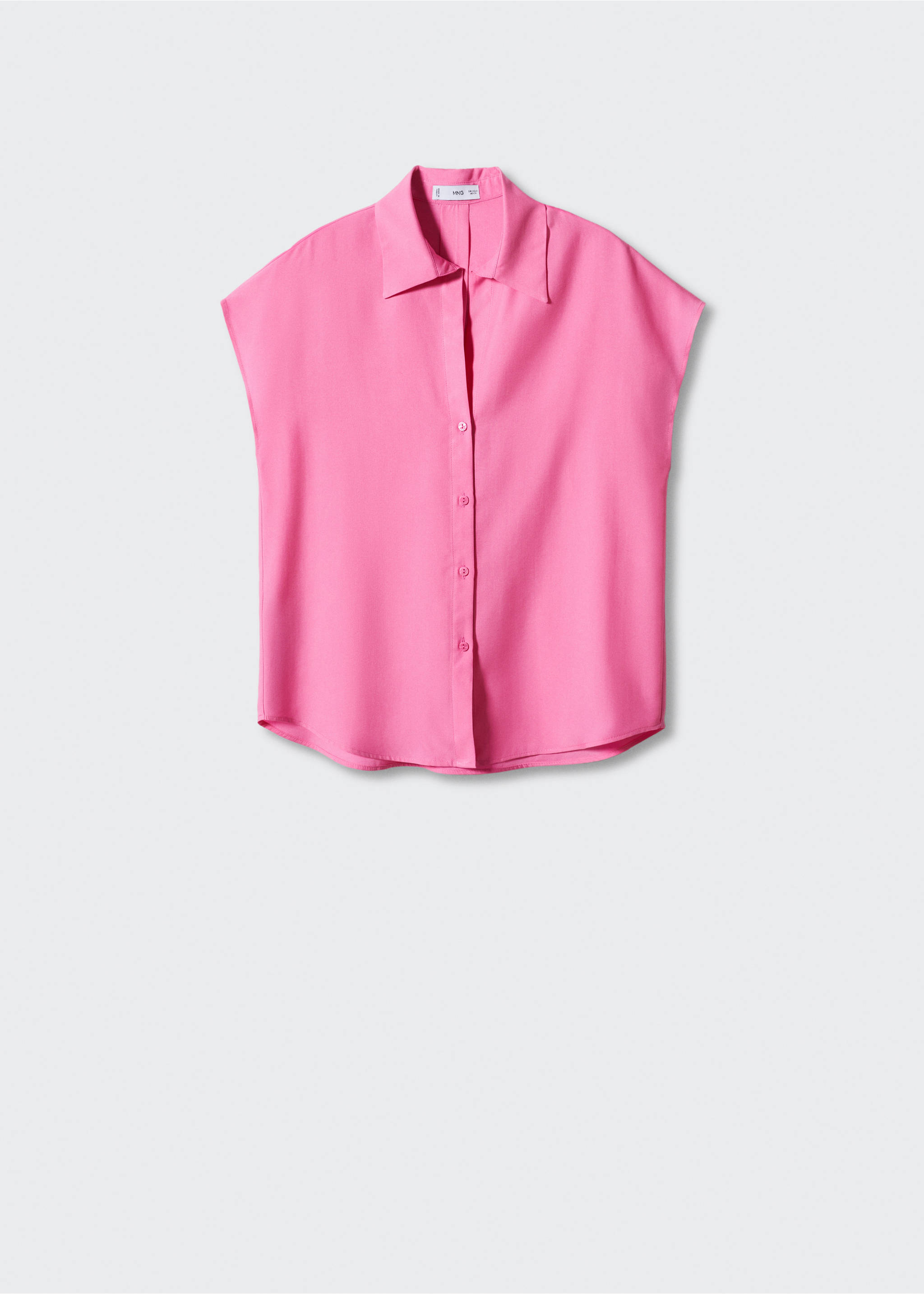Camisa lyocell sin mangas - Artículo sin modelo, Rosa. Ref: 57000002-00.