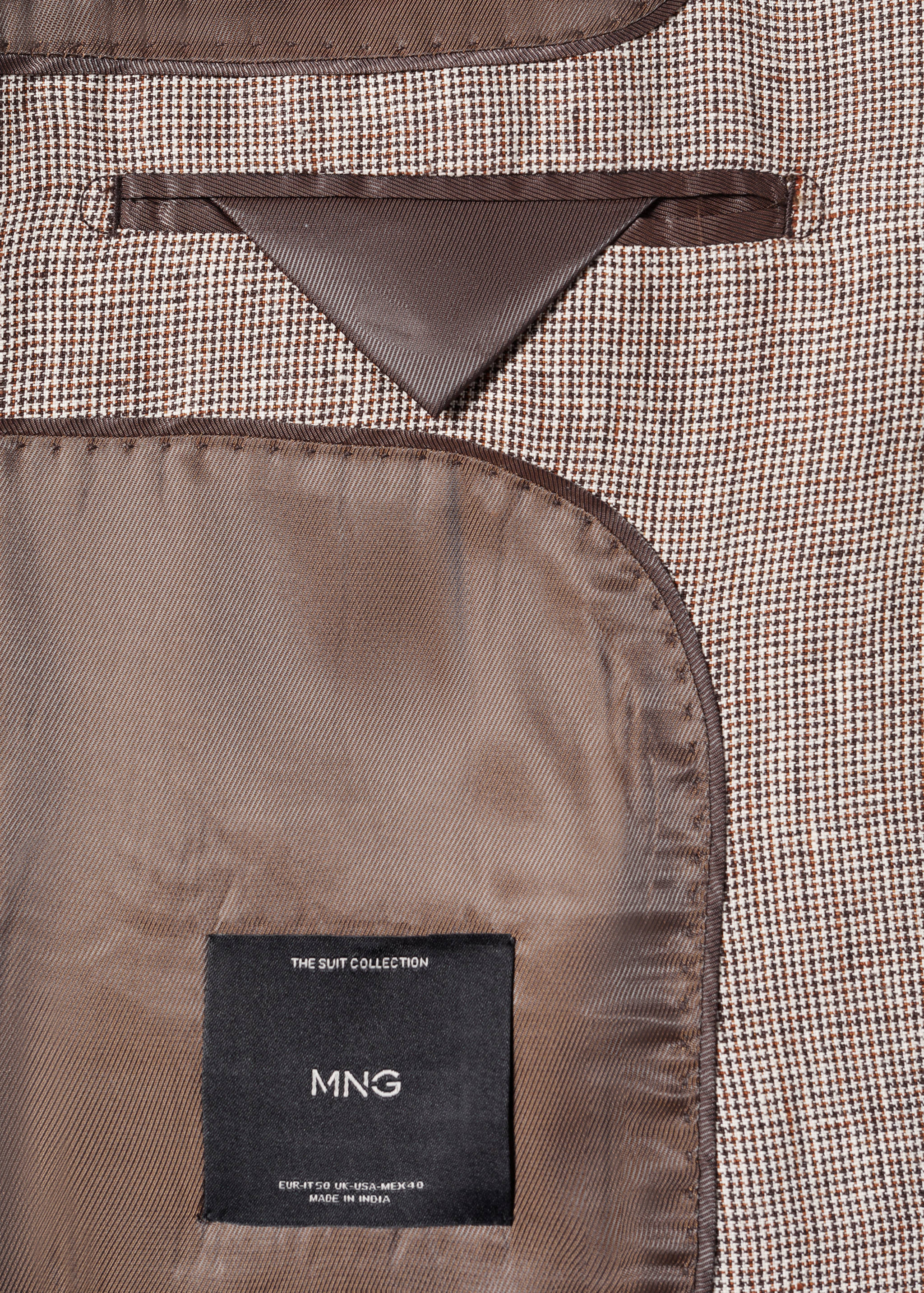 Veste costume 100 % lin - Détail de l'article 8