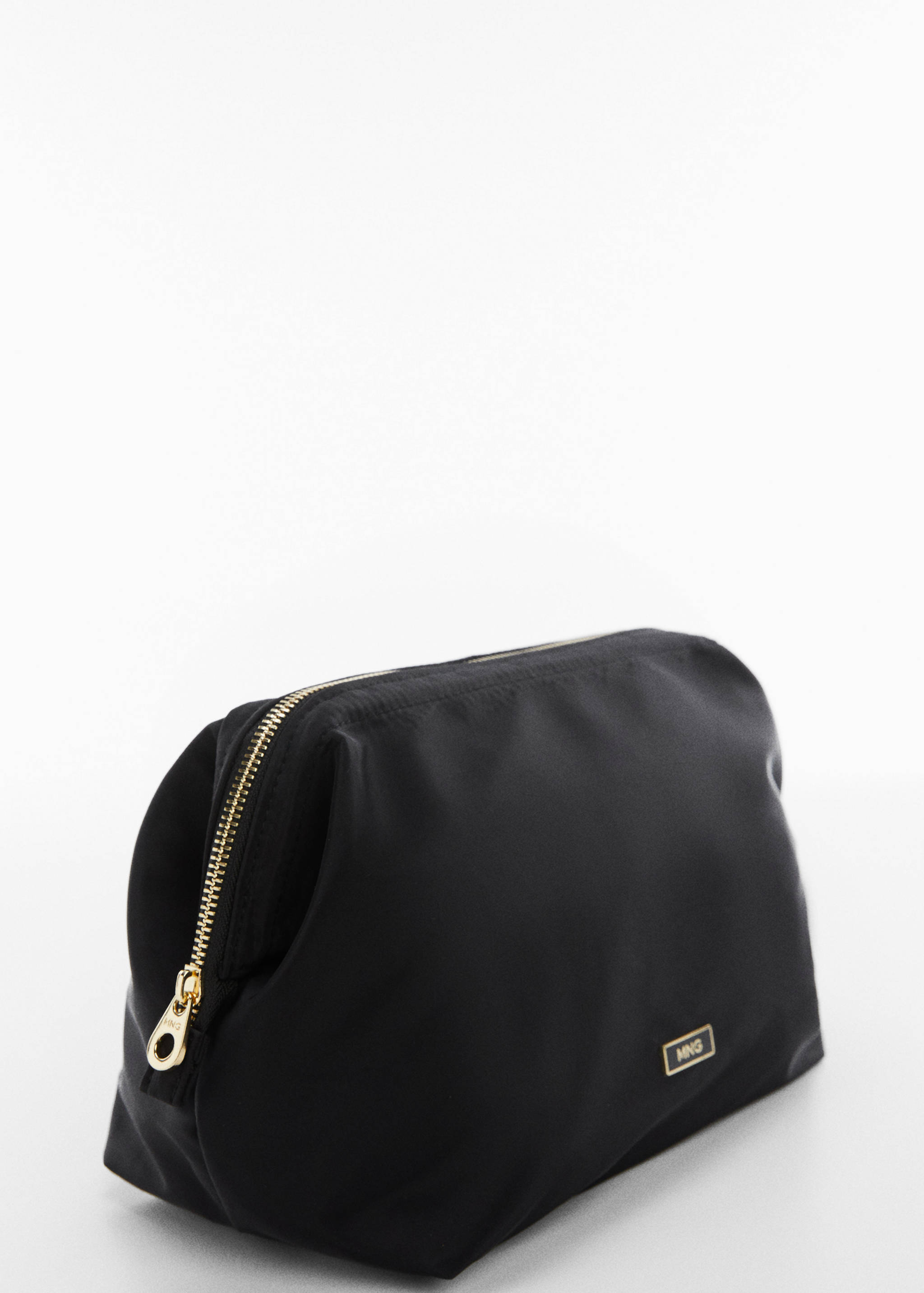 Zipped nylon cosmetics bag - Medium plane