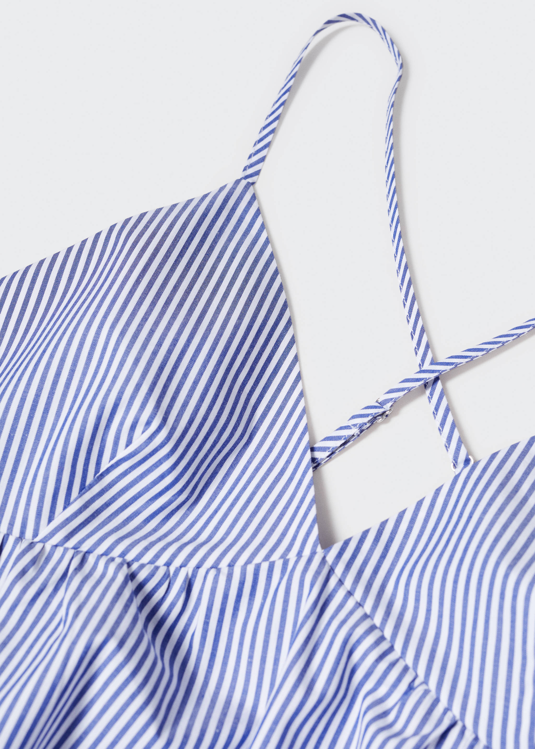 Vestido algodón espalda cruzada - Detalle del artículo 8