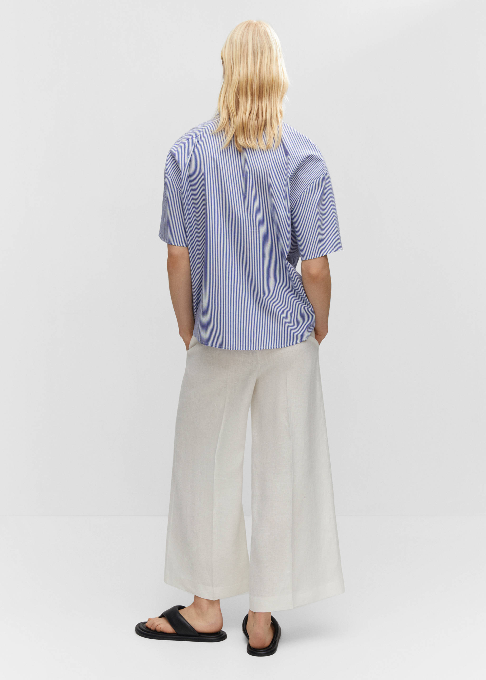 Chemise rayures manches courtes - Verso de l’article