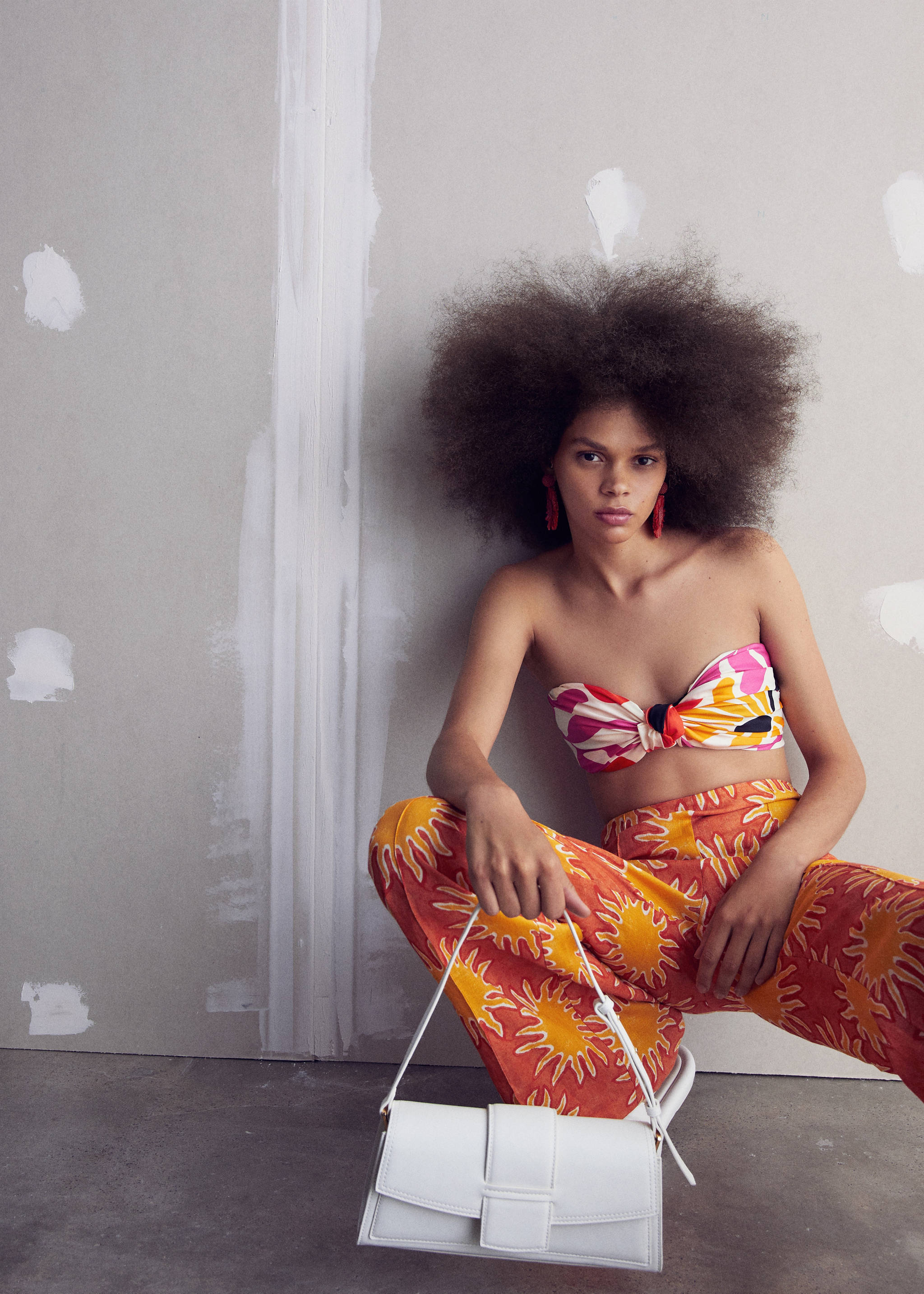 Прямоугольная сумка с клапаном - Общий план