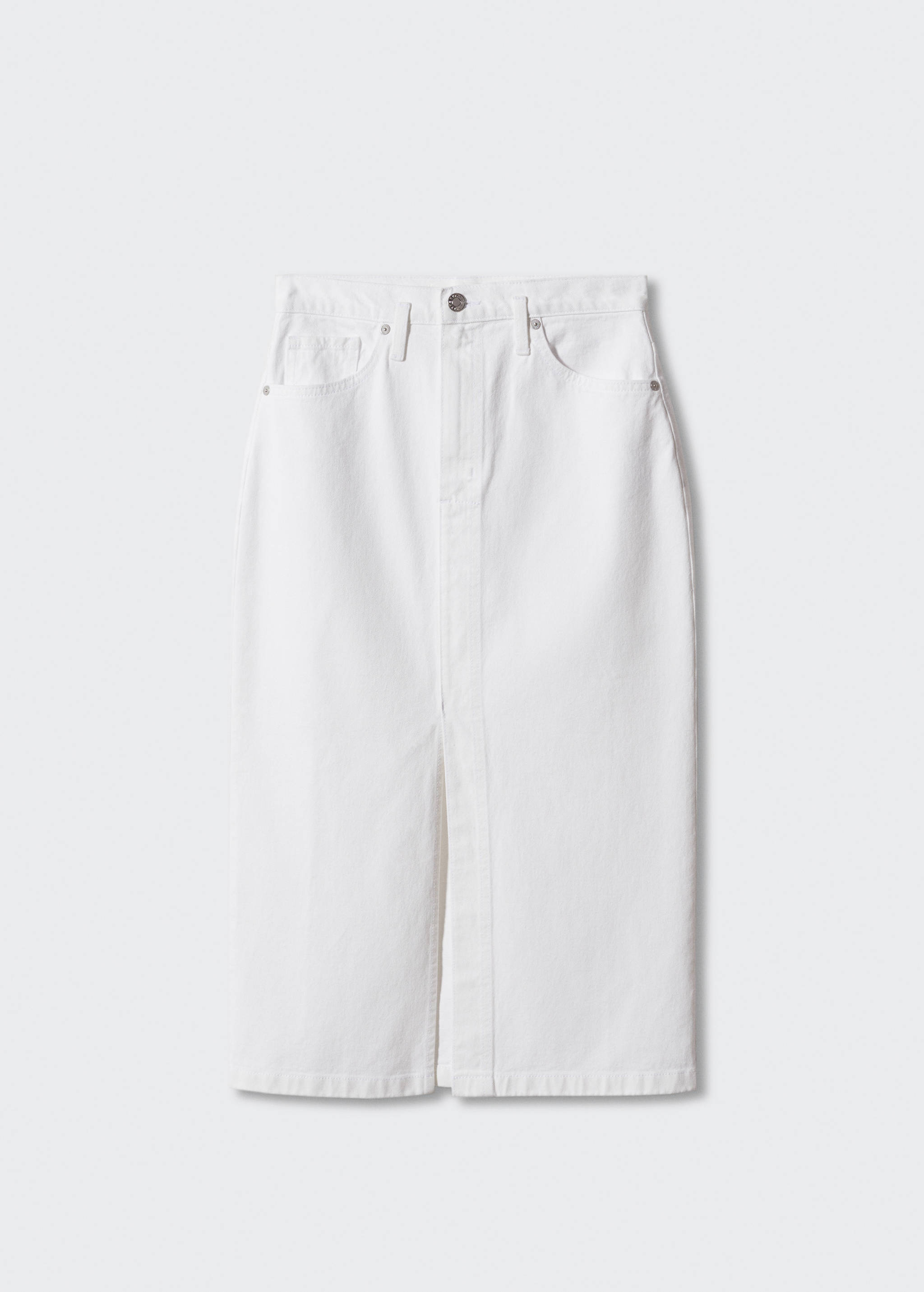 تنورة ميدي من الدنيم - منتج دون نموذج