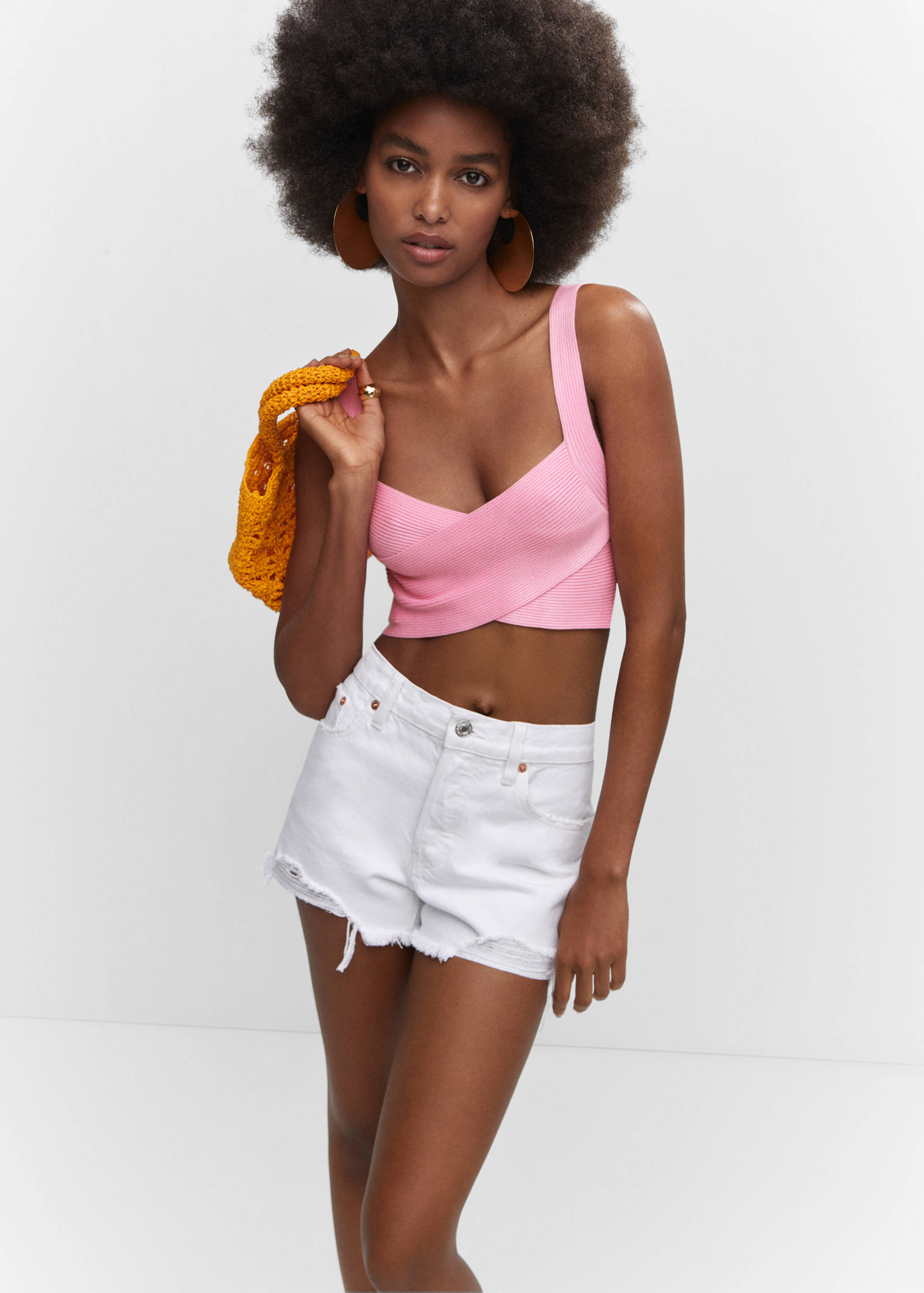 Top punto cruzado - Plano medio