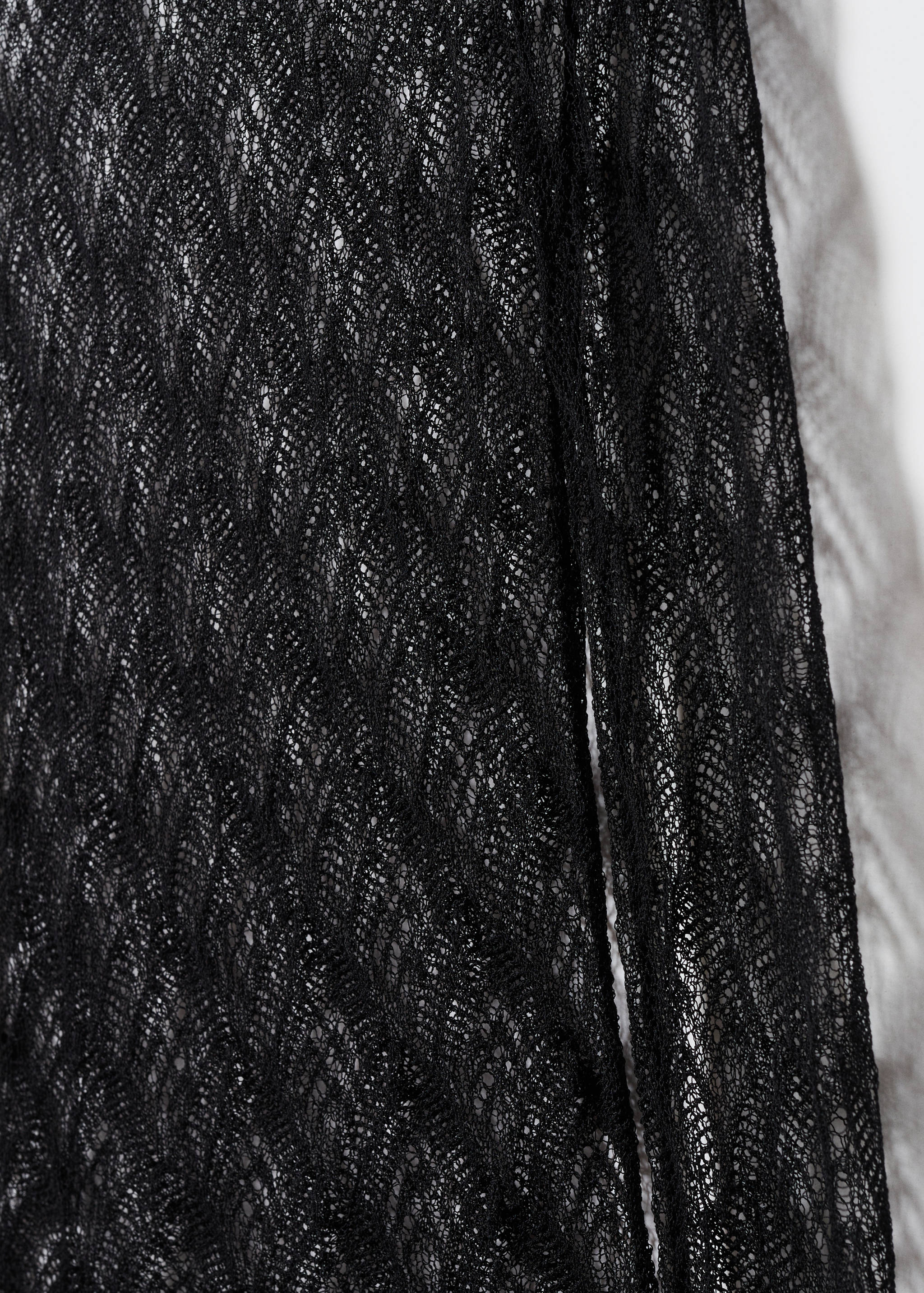 几何图案网眼T恤 - null