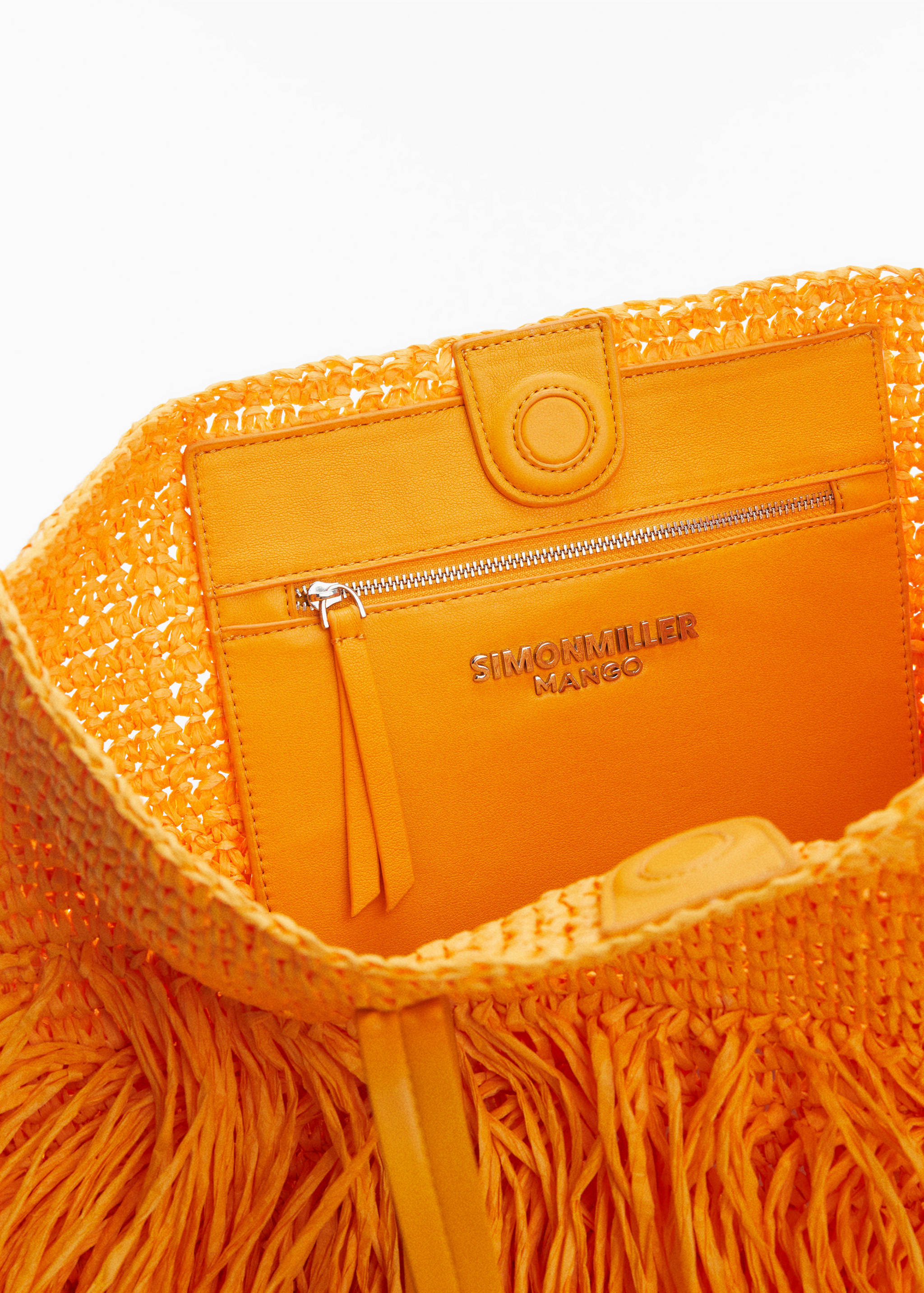 Maxi fringed natural fibre bag - Details of the article 2