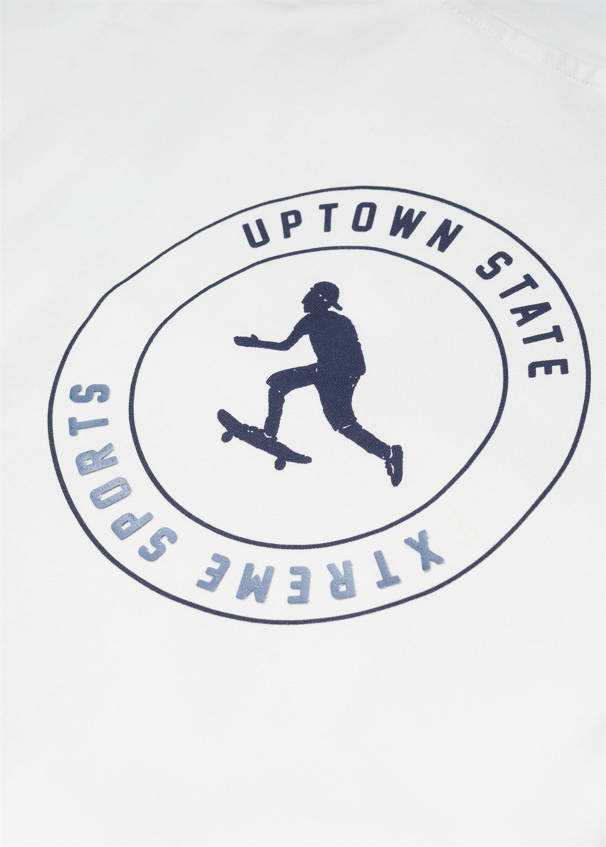 印花棉质T恤衫 - null