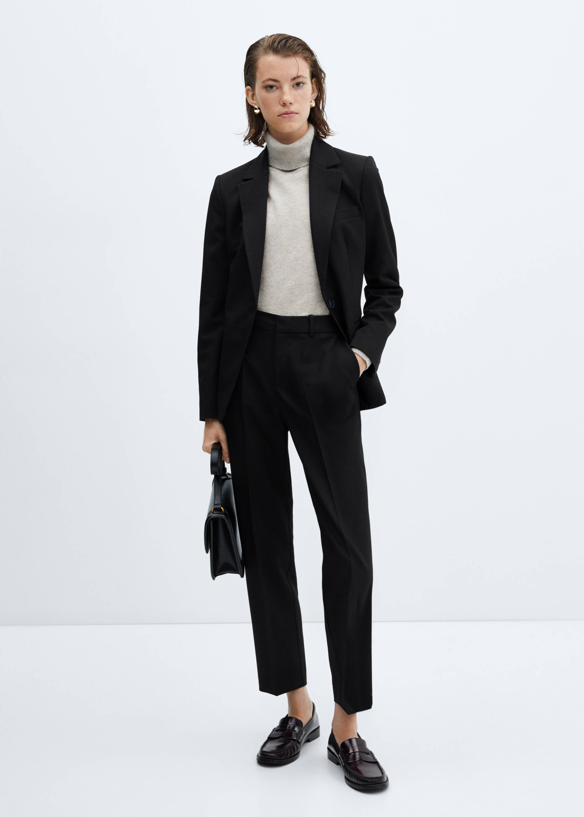 Straight suit trousers - General plane