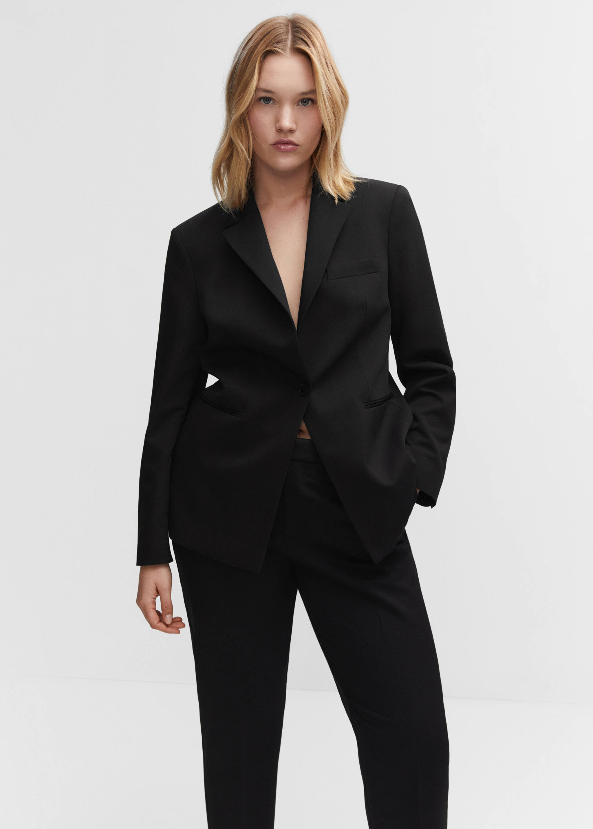 Straight suit trousers - Details of the article 5