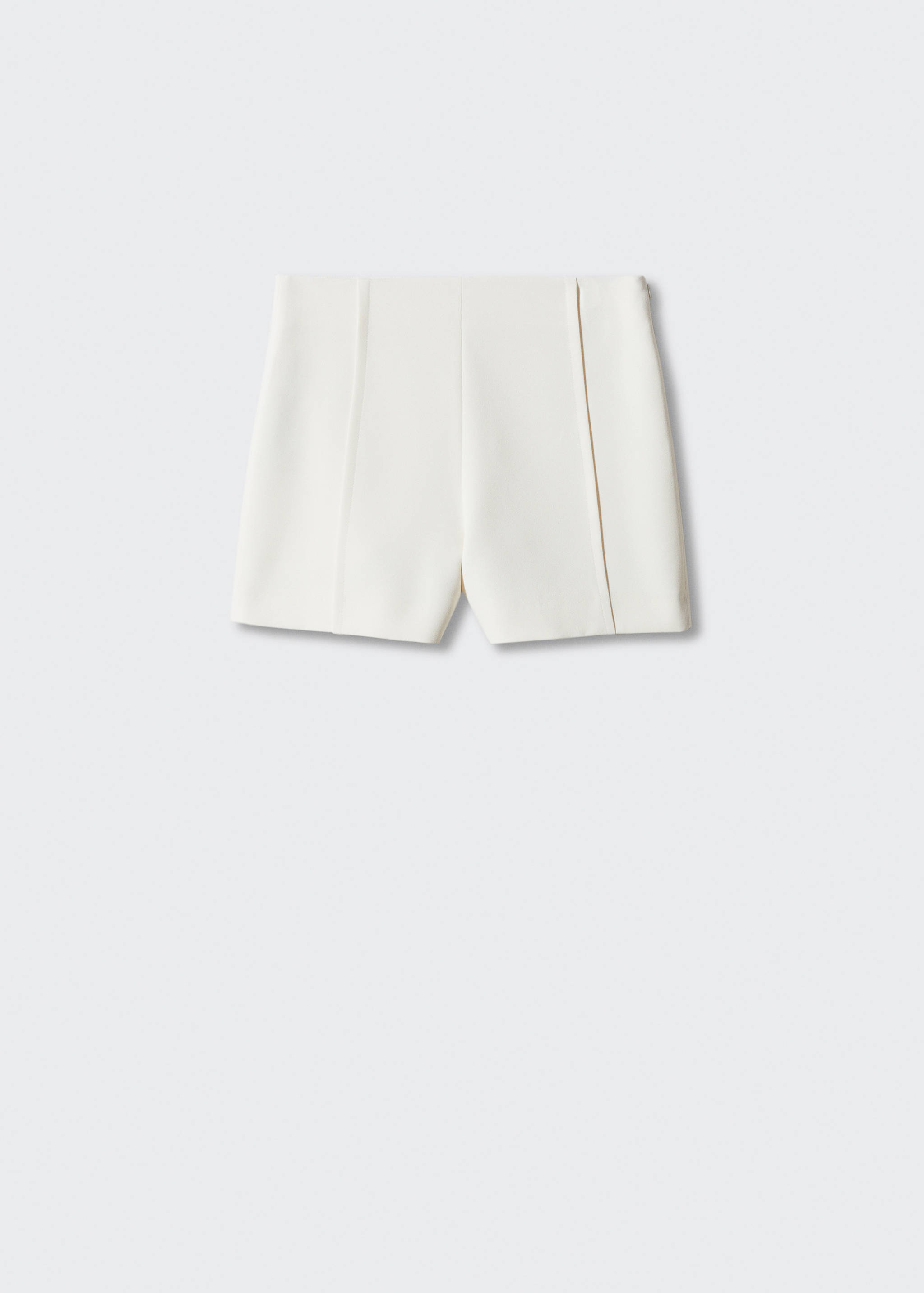 High-waist straight shorts - Article without model